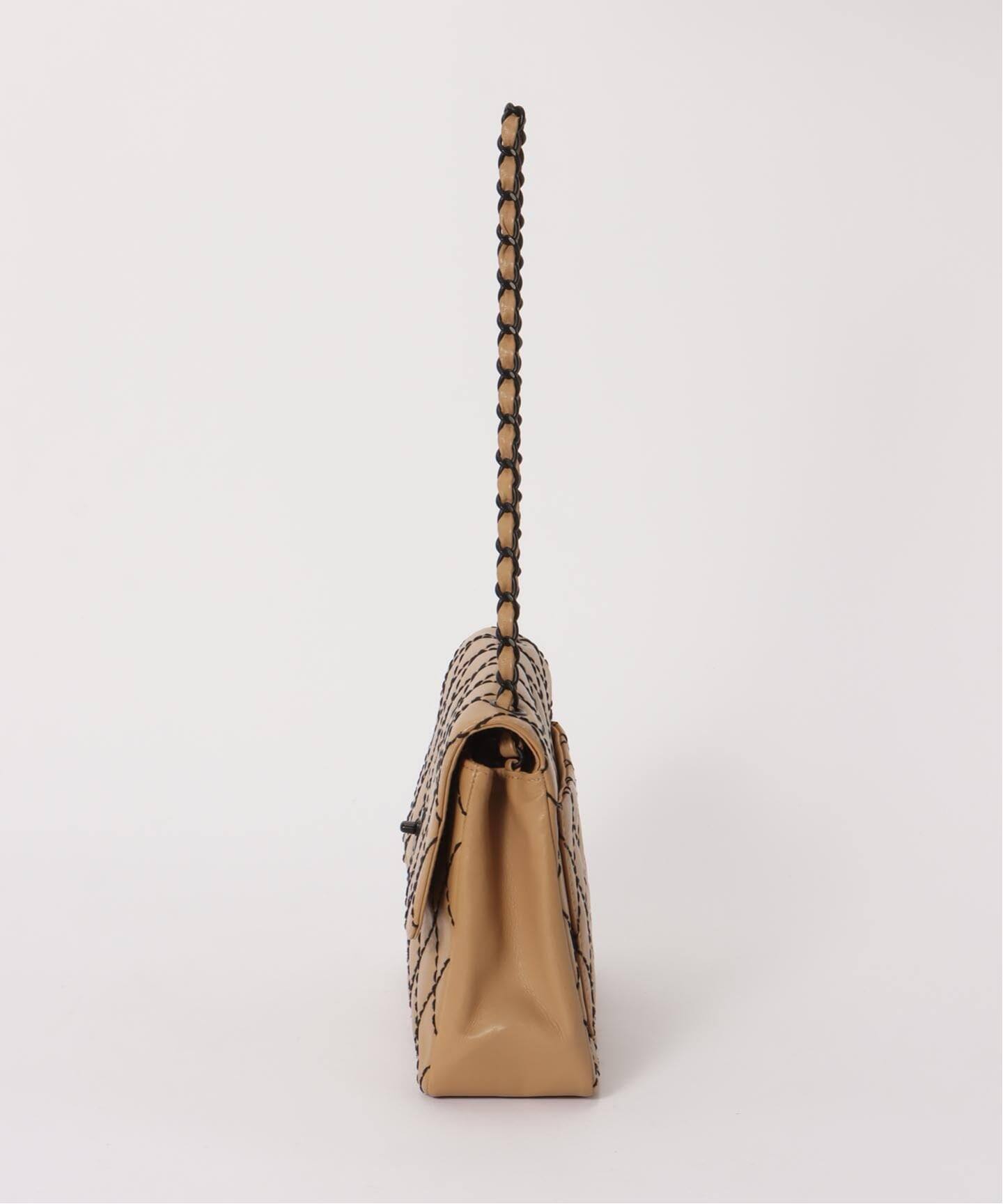 VINTAGE CHANEL/シャネル】Wild stitch チェーンショルダーバッグ 30
