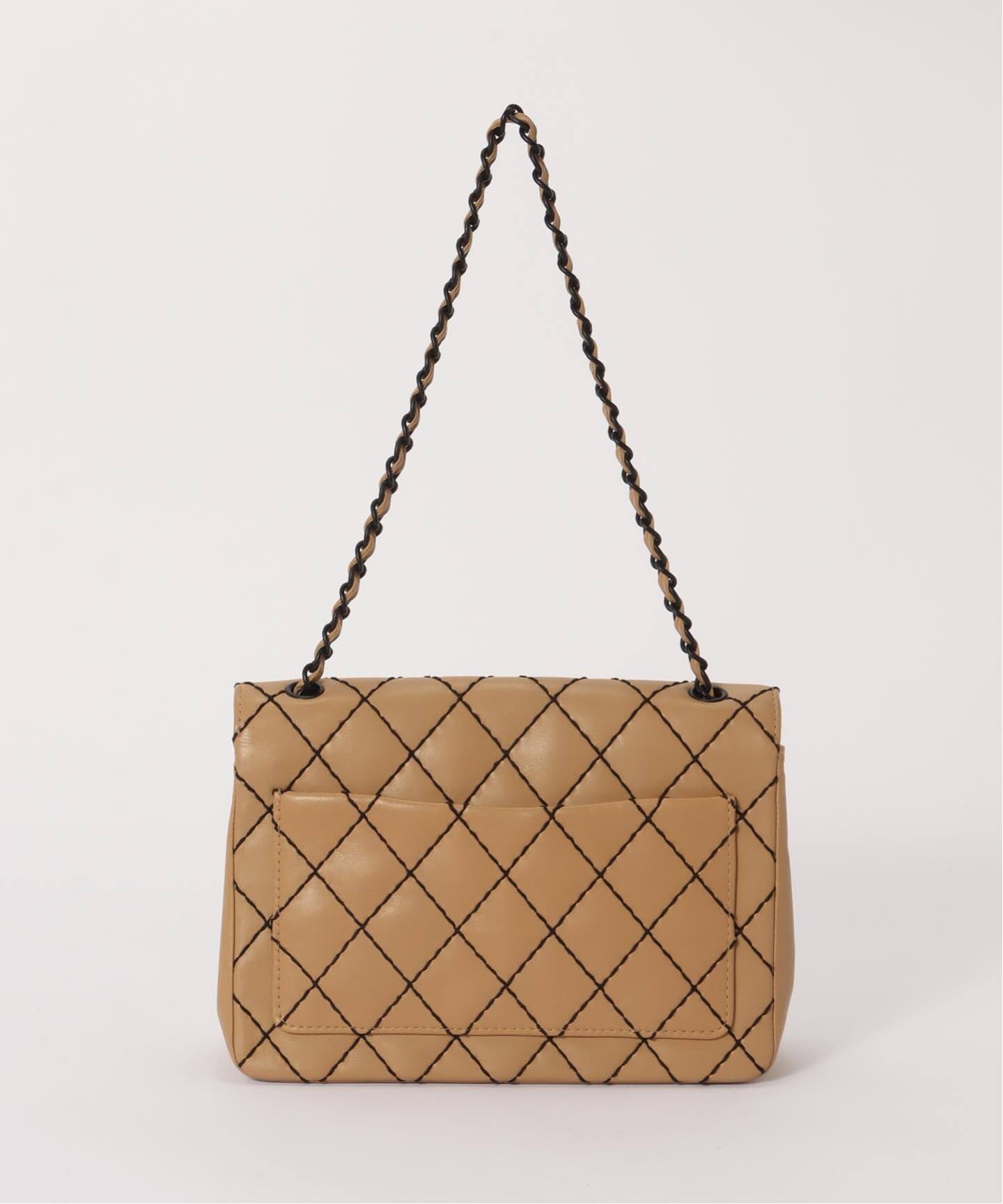 CHANELシャネル ✳︎ ヴィンテージ チェーンショルダー VINTAGE CHANEL/シャネル】Wild stitch チェーンショルダーバッグ 30