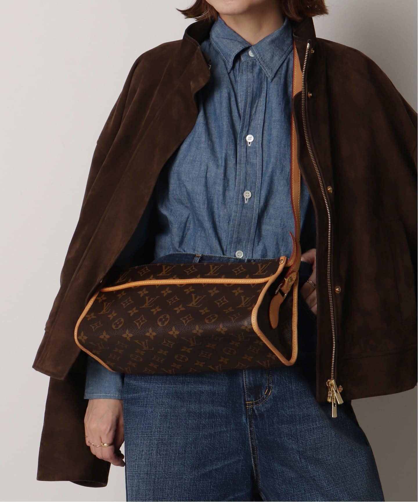 VINTAGE LOUIS VUITTON/ルイ ヴィトン】Popincourt Haut shoulder