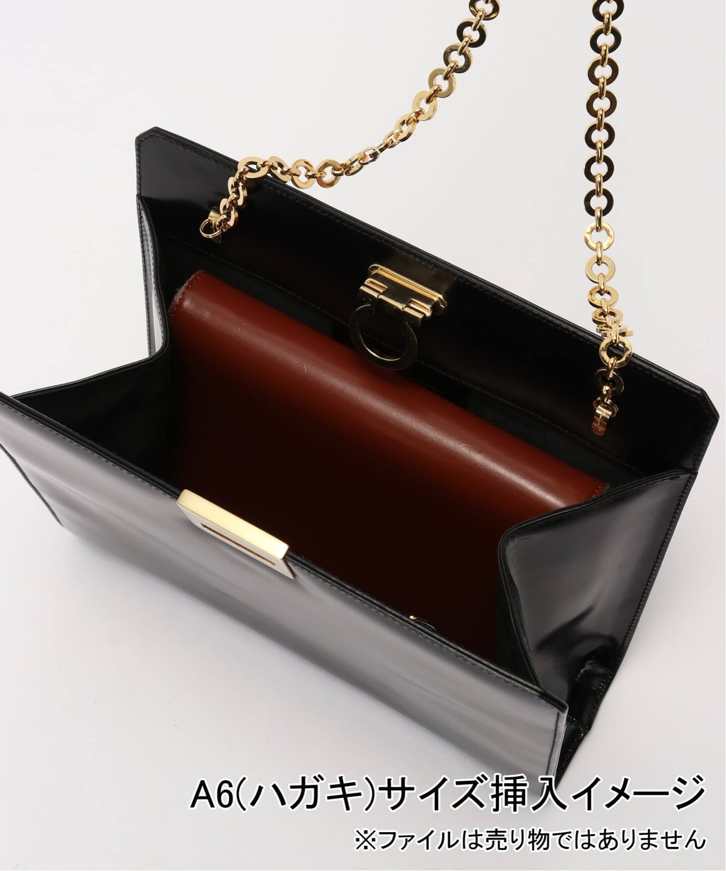 フェラガモ　チェーンバッグ　ヴィンテージ VINTAGE FERRAGAMO/フェラガモ】Gancini チェーンショルダーバッグ