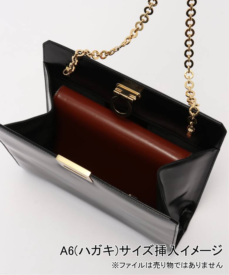 VINTAGE FERRAGAMO/フェラガモ】Gancini チェーンショルダーバッグ 