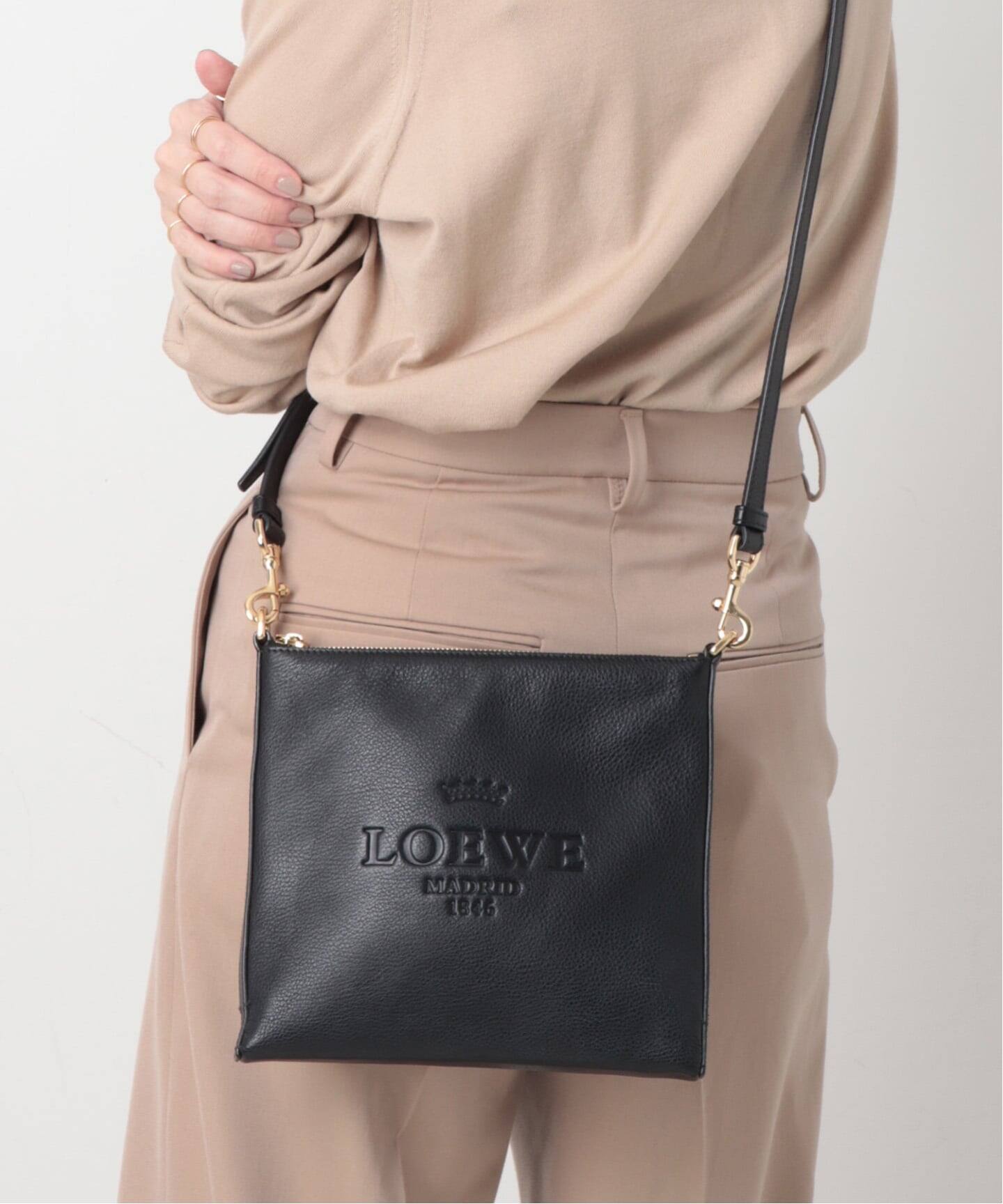 VINTAGE LOEWE/ロエベ】Heritage ショルダーバッグ（ショルダーバッグ 