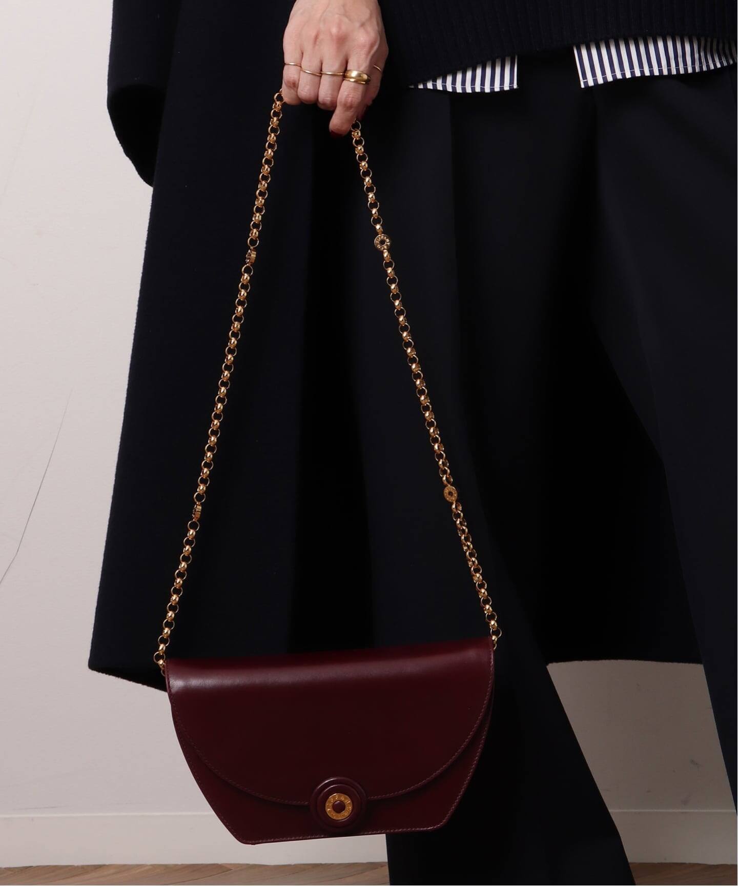 本物 ティファニー TIFFANY &amp;Co. チェーン ショルダーバッグ ポシェット ヌバック レザー ベージュ バック 中古 中古・古着通販】TIFFANY & Co. (ティファニー) チェーンショルダー
