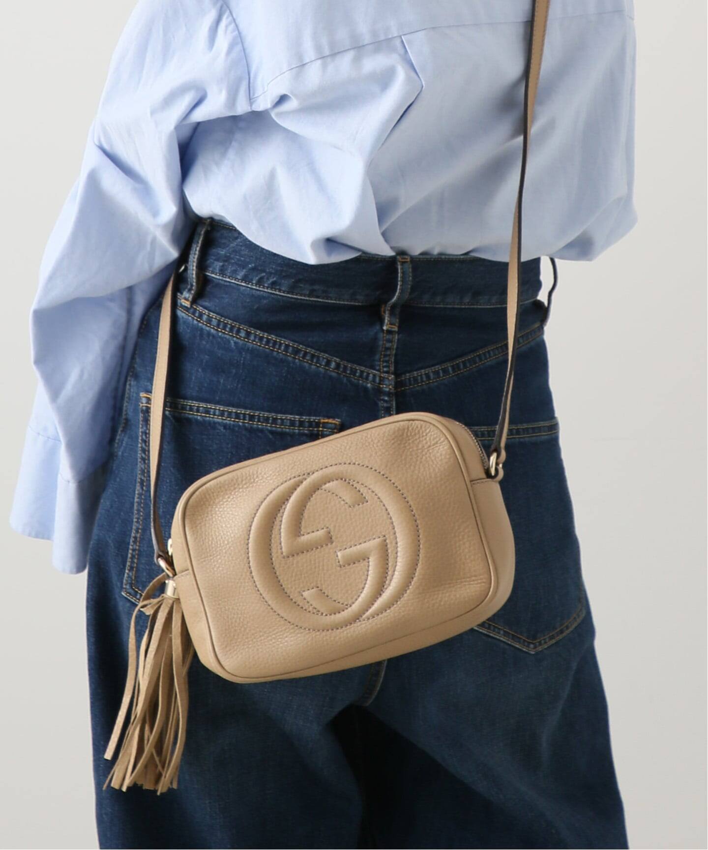VINTAGE GUCCI/グッチ】Interlocking soho ショルダーバッグ 