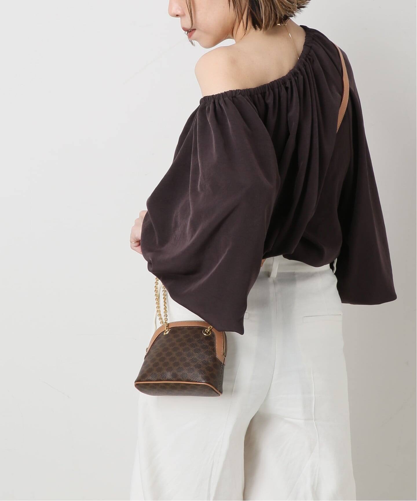 VINTAGE CELINE/セリーヌ】マカダム Bolide ミニ2wayバッグ