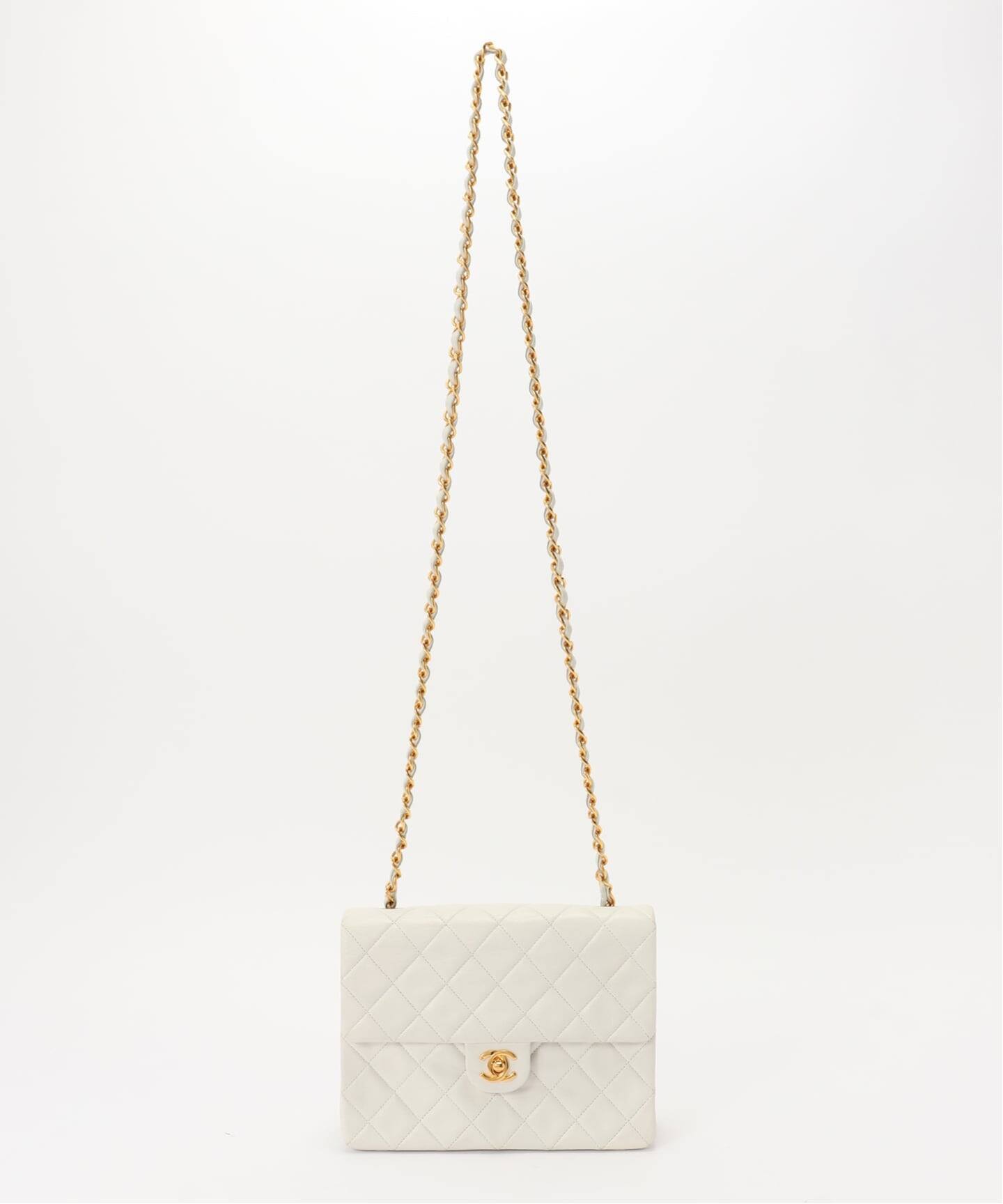 VINTAGE CHANEL/シャネル】Matelasse チェーンショルダーバッグ 20 