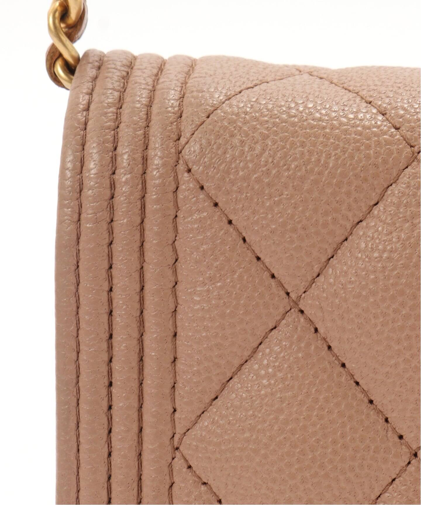 CHANEL/シャネル】Boy chanel chain wallet（ショルダーバッグ