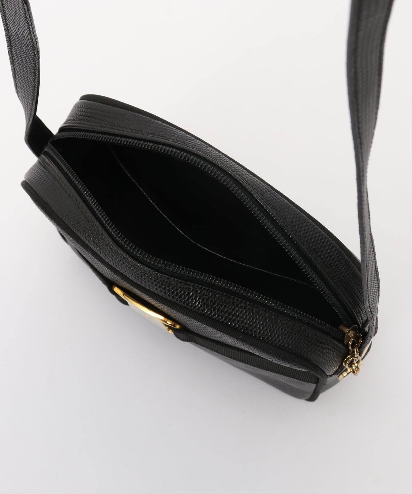 VINTAGE FERRAGAMO/フェラガモ】 Vara ショルダーバッグ lizard