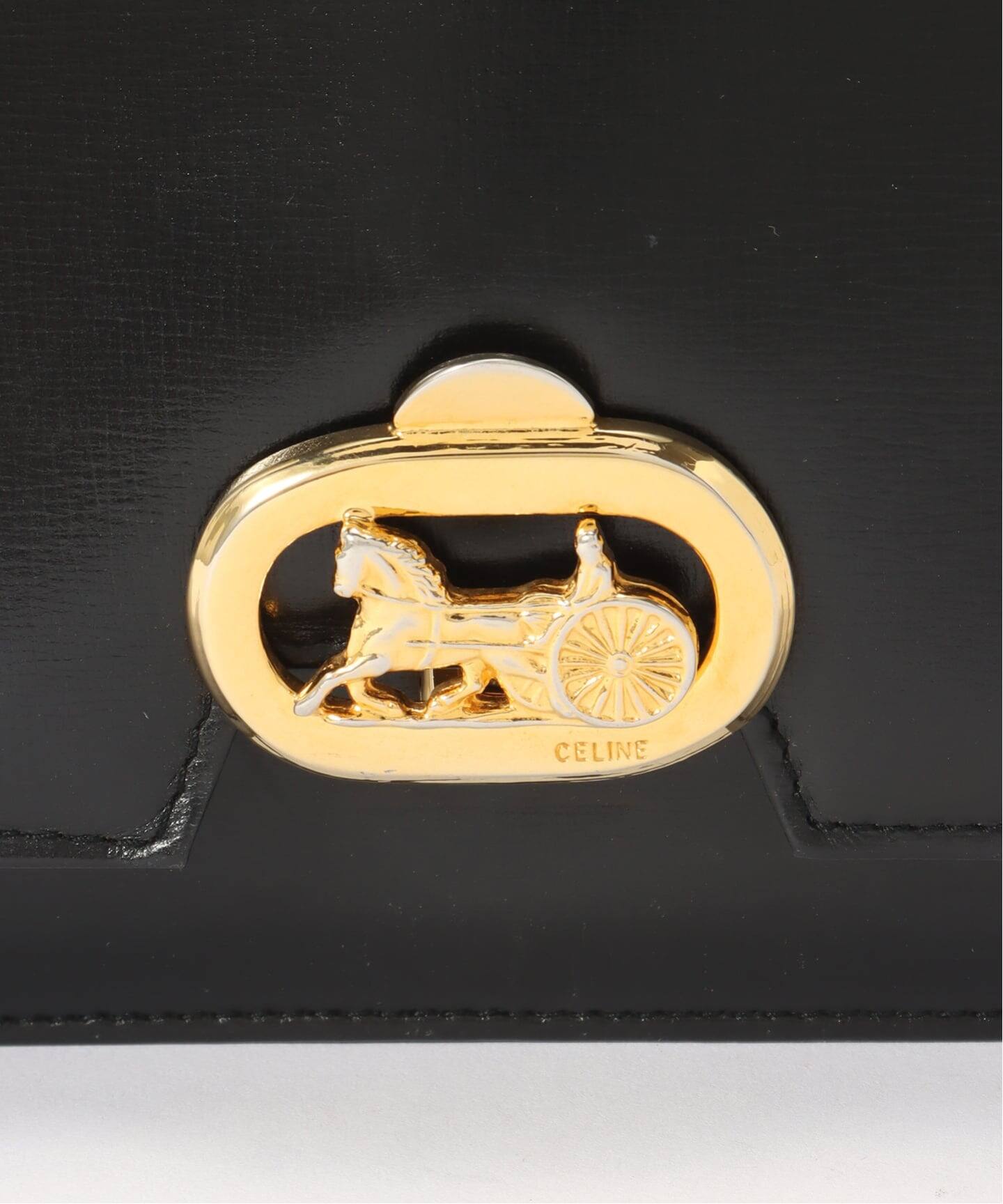 VINTAGE CELINE/セリーヌ】ショルダーバッグ horse carriage
