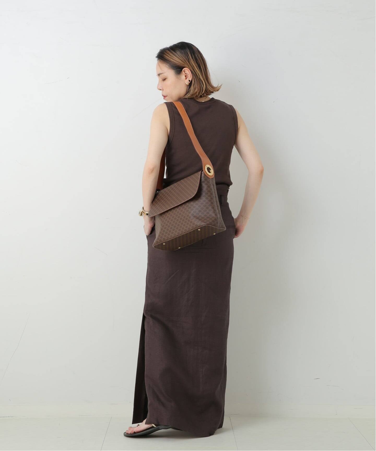 VINTAGE CELINE/セリーヌ】ショルダーバッグ macadam（ショルダー
