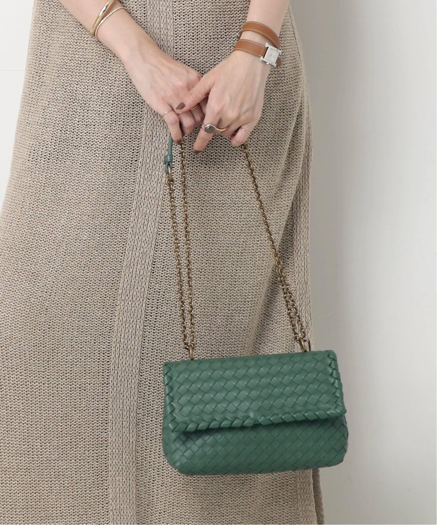 VINTAGE BOTTEGA VENETA/ボッテガ ヴェネタ】チェーンショルダーバッグ 