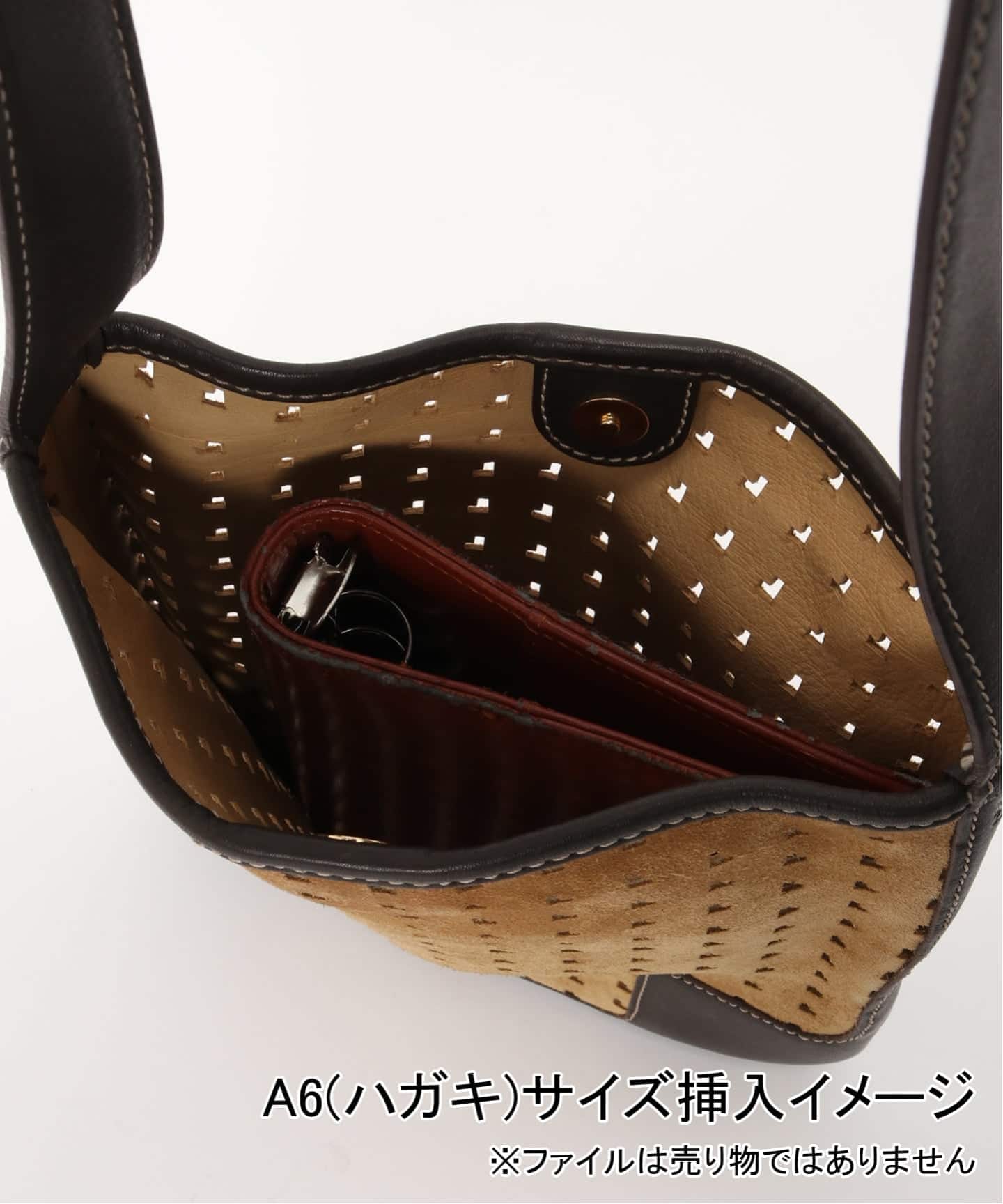 VINTAGE LOEWE/ロエベ】ショルダーバッグ punching suede（ショルダー