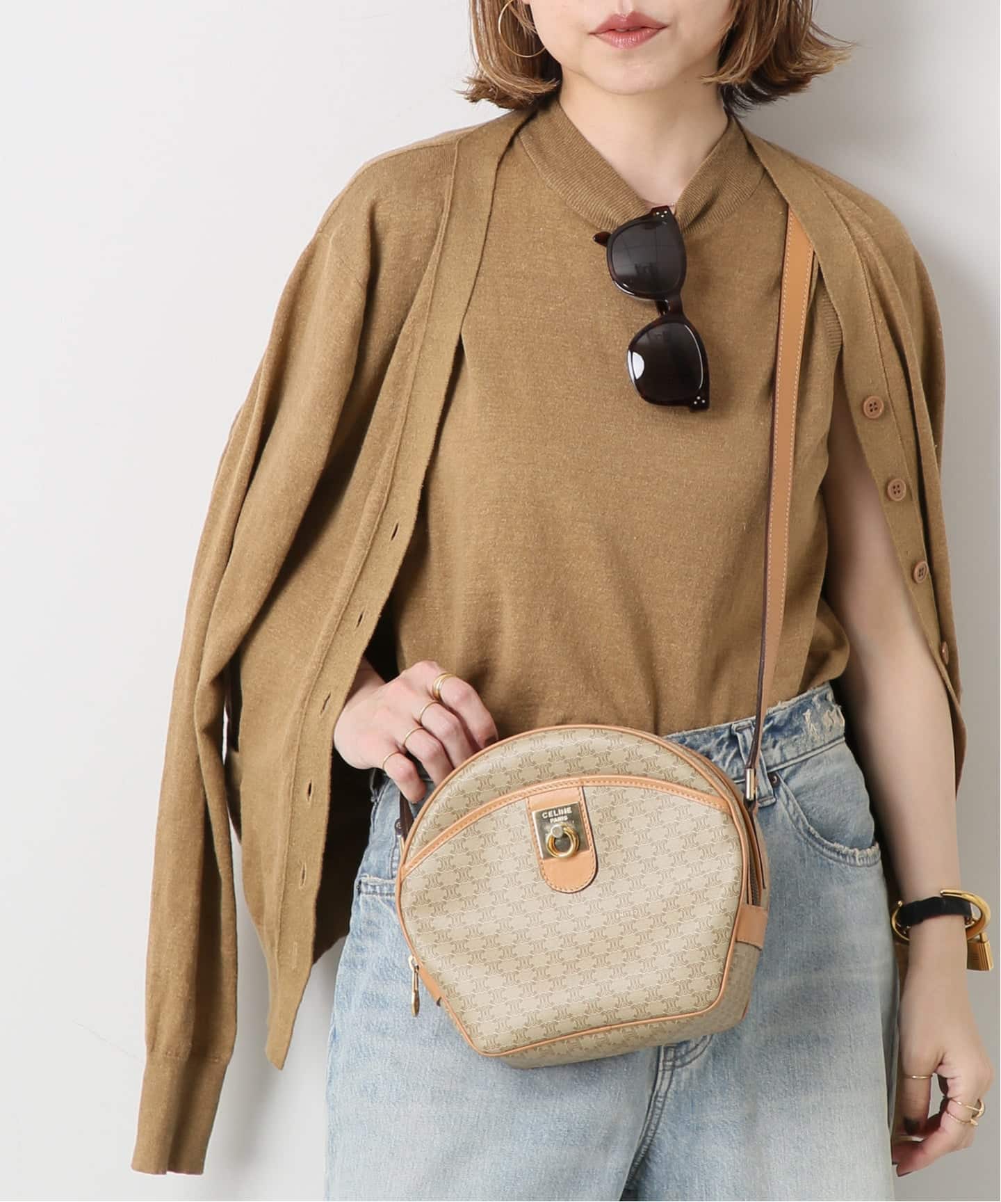 VINTAGE CELINE/セリーヌ】ショルダーバッグ macadam（ショルダー