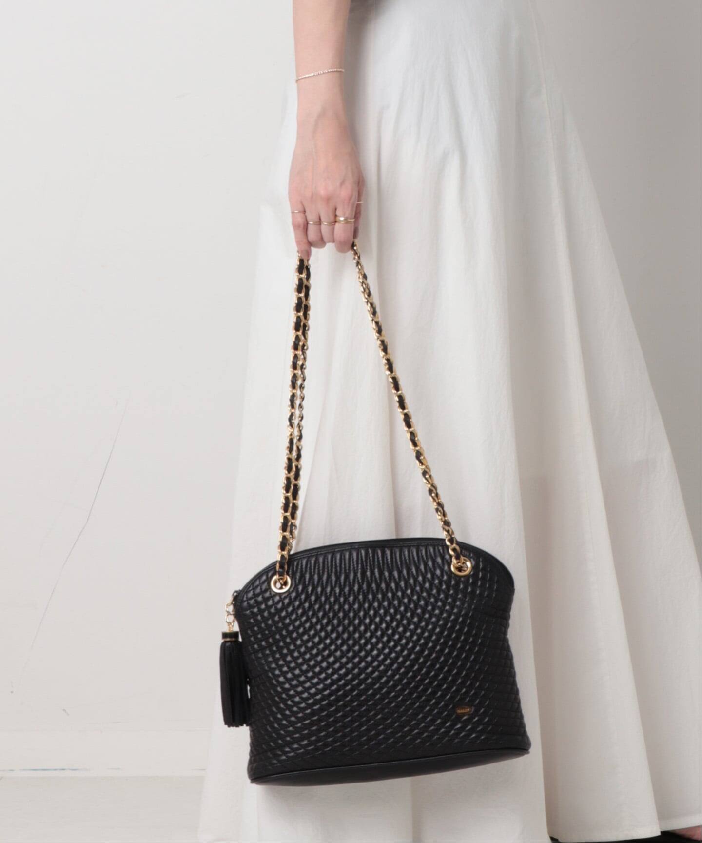 VINTAGE BALLY/バリー】チェーンショルダーバッグ（ショルダーバッグ 