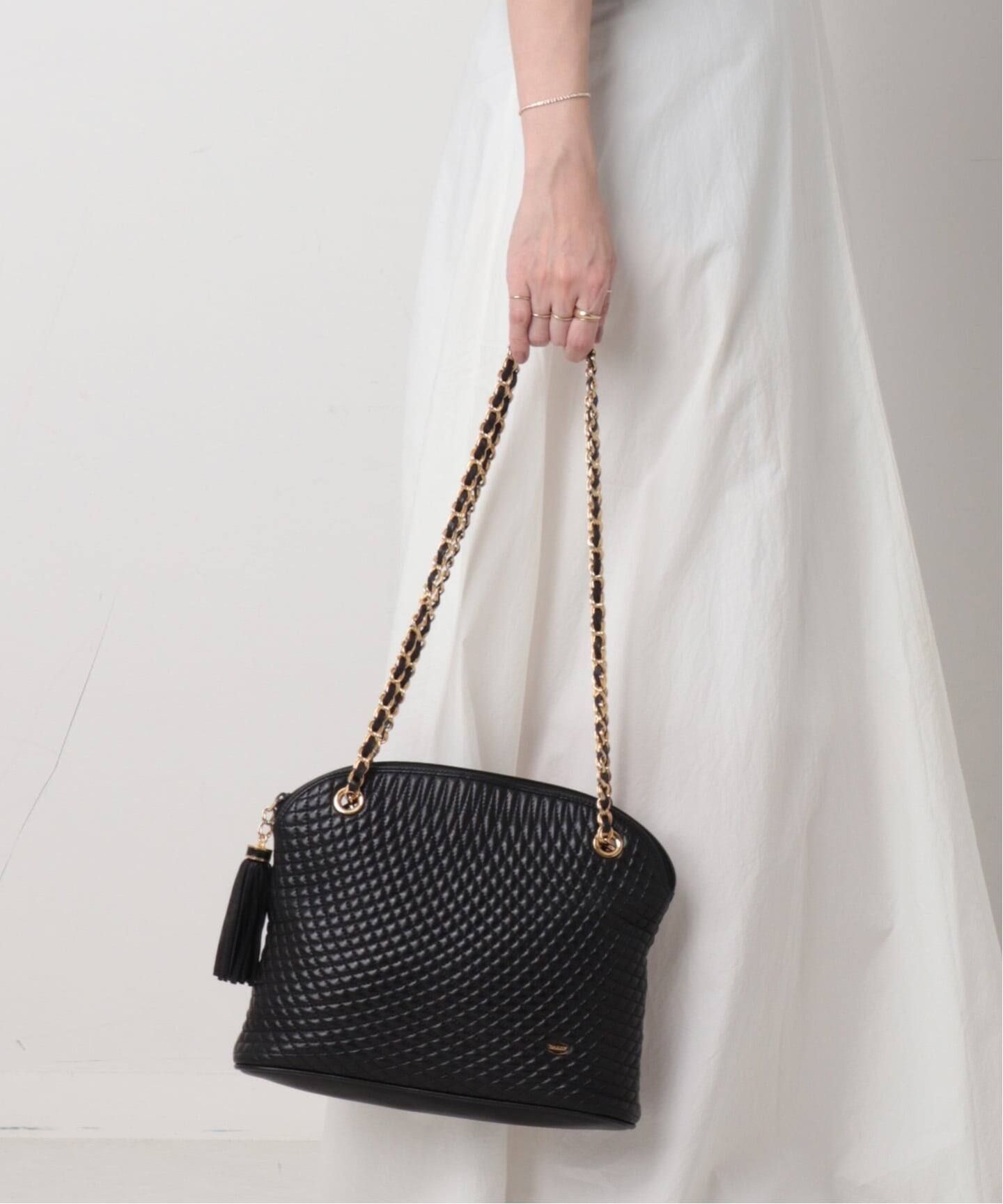 VINTAGE BALLY/バリー】チェーンショルダーバッグ（ショルダーバッグ 