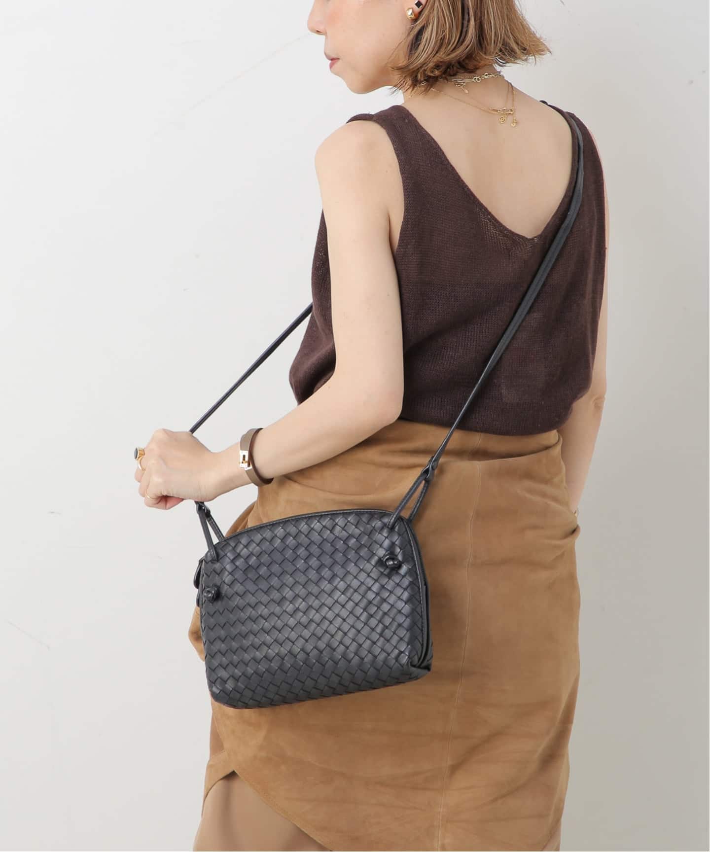 ショルダーバッグ Bottega Veneta Intrecciato Shoulder Bag VINTAGE BOTTEGA VENETA/ボッテガ ヴェネタ】ショルダーバッグ