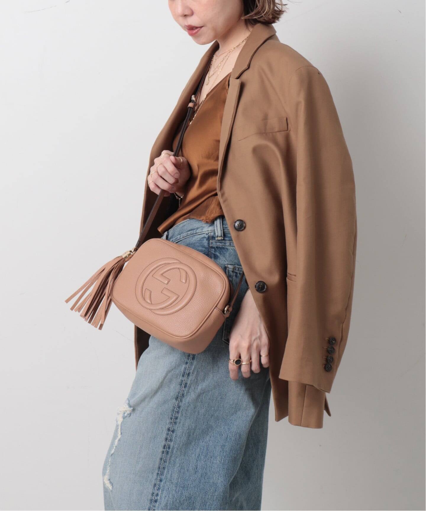 VINTAGE GUCCI/グッチ】Soho ディスコバッグ（ショルダーバッグ