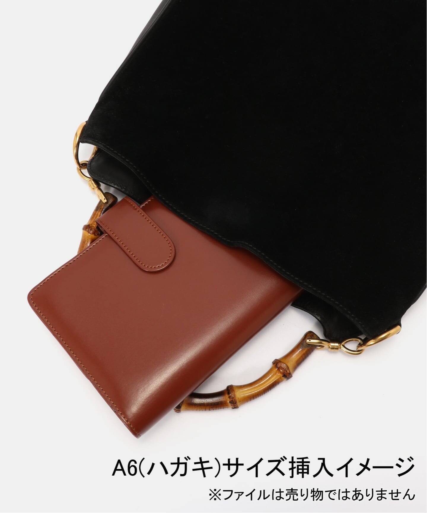 VINTAGE GUCCI/グッチ】Bamboo ショルダーバッグ 2way suede