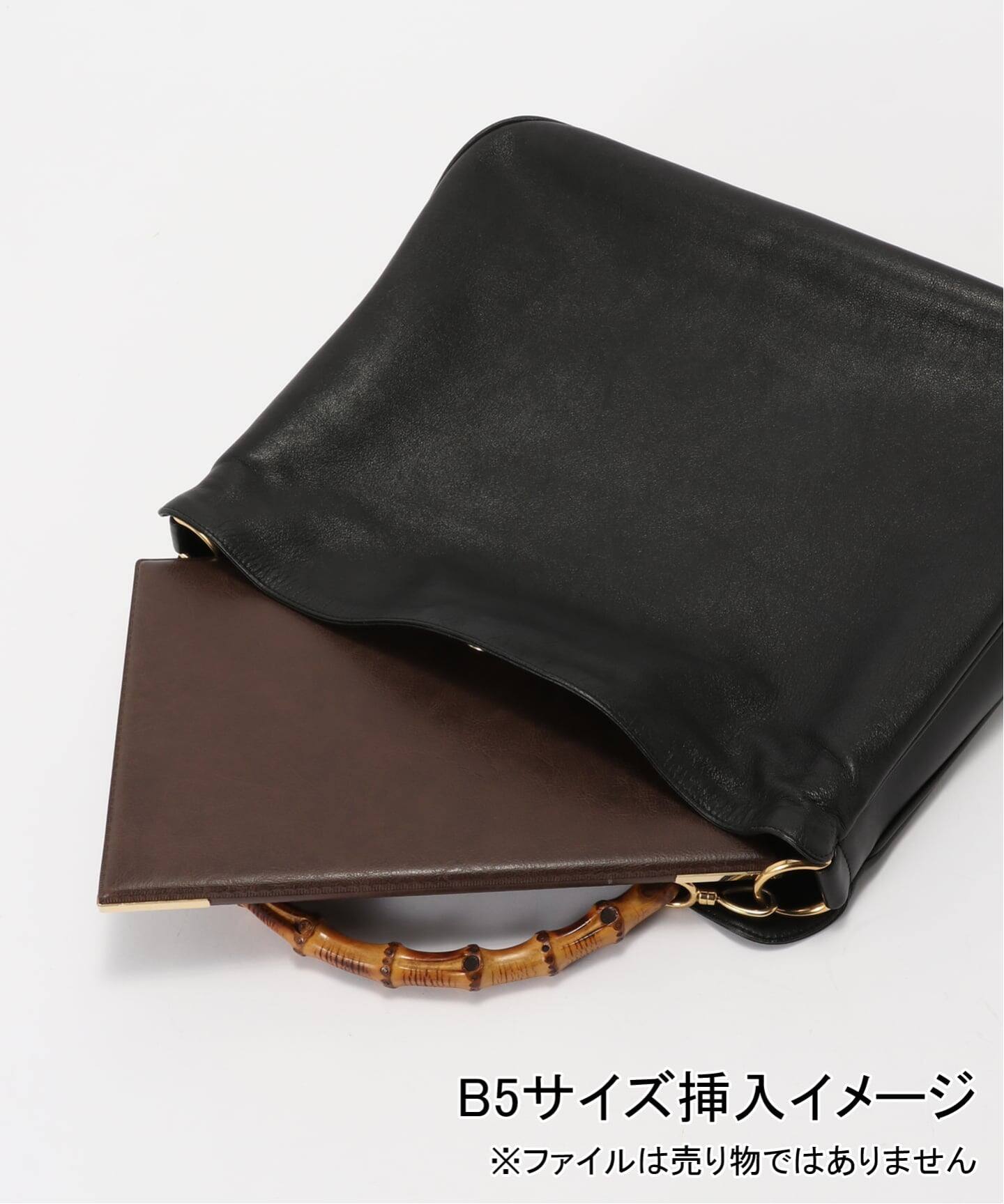 VINTAGE GUCCI/グッチ】Bamboo ハンドバッグ 2way（ショルダーバッグ