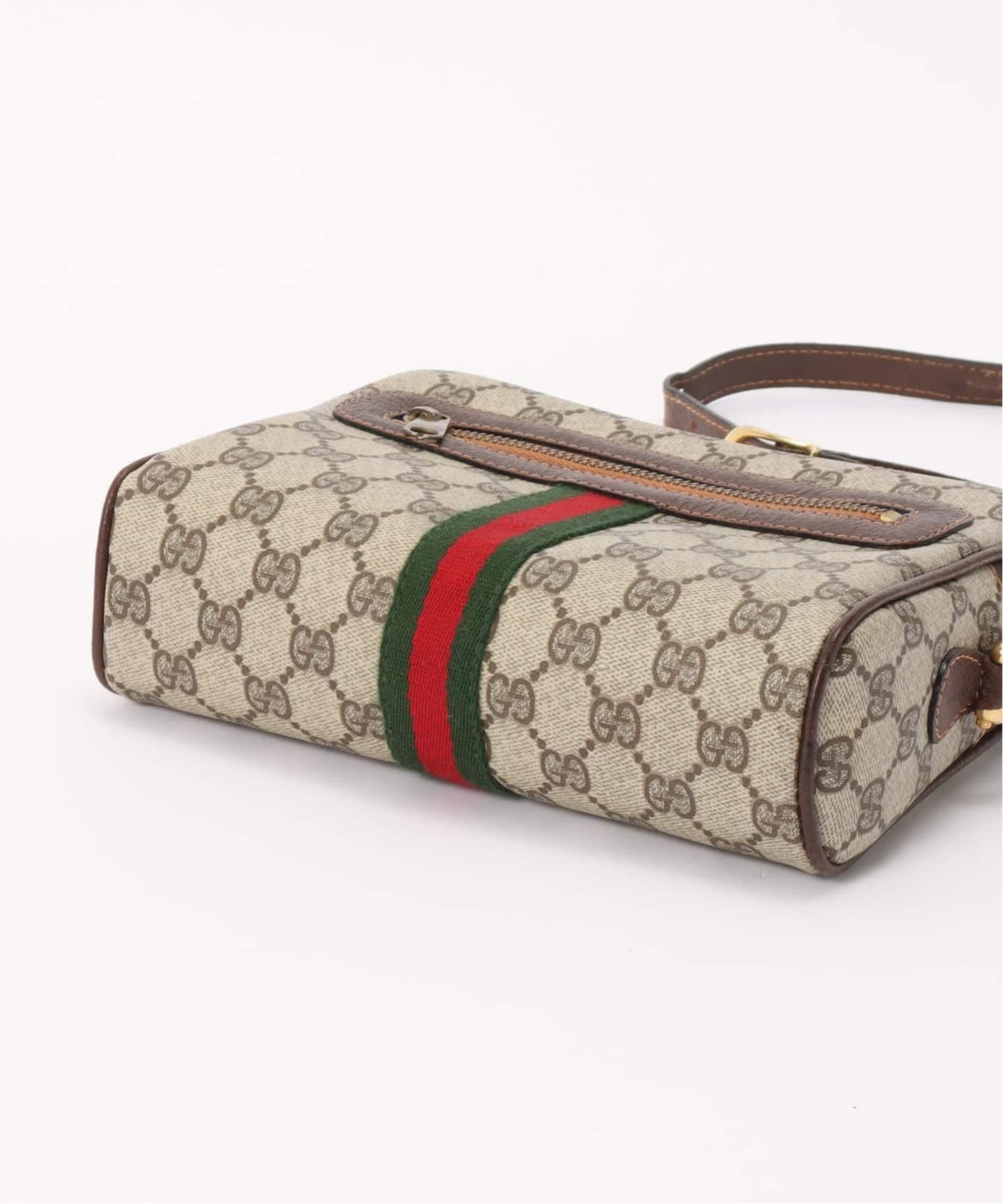 VINTAGE GUCCI/グッチ】ショルダーバッグ gg web（ショルダーバッグ