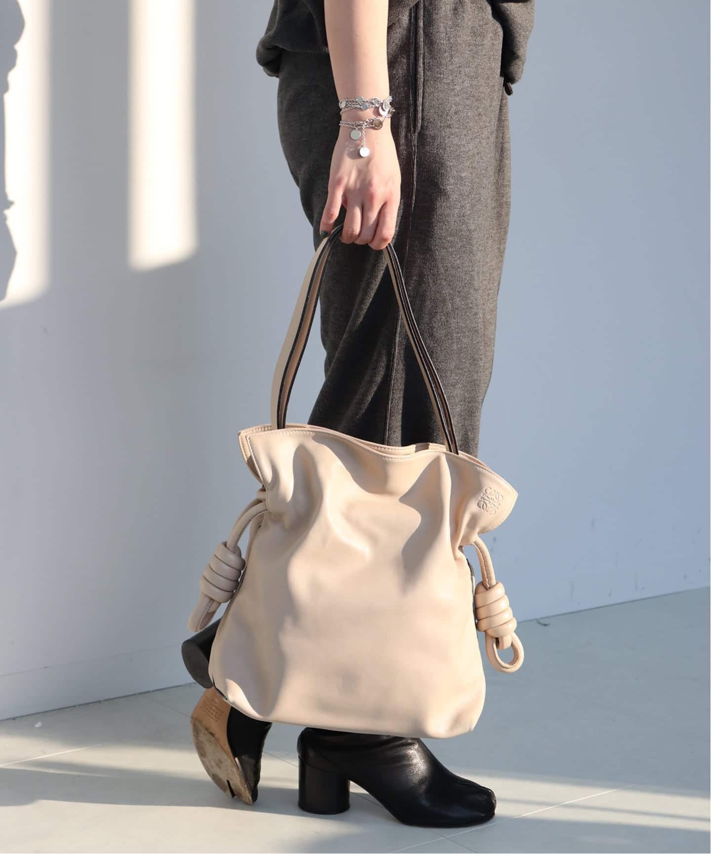 VINTAGE LOEWE/ロエベ】Flamenco knot shoulder（ショルダーバッグ