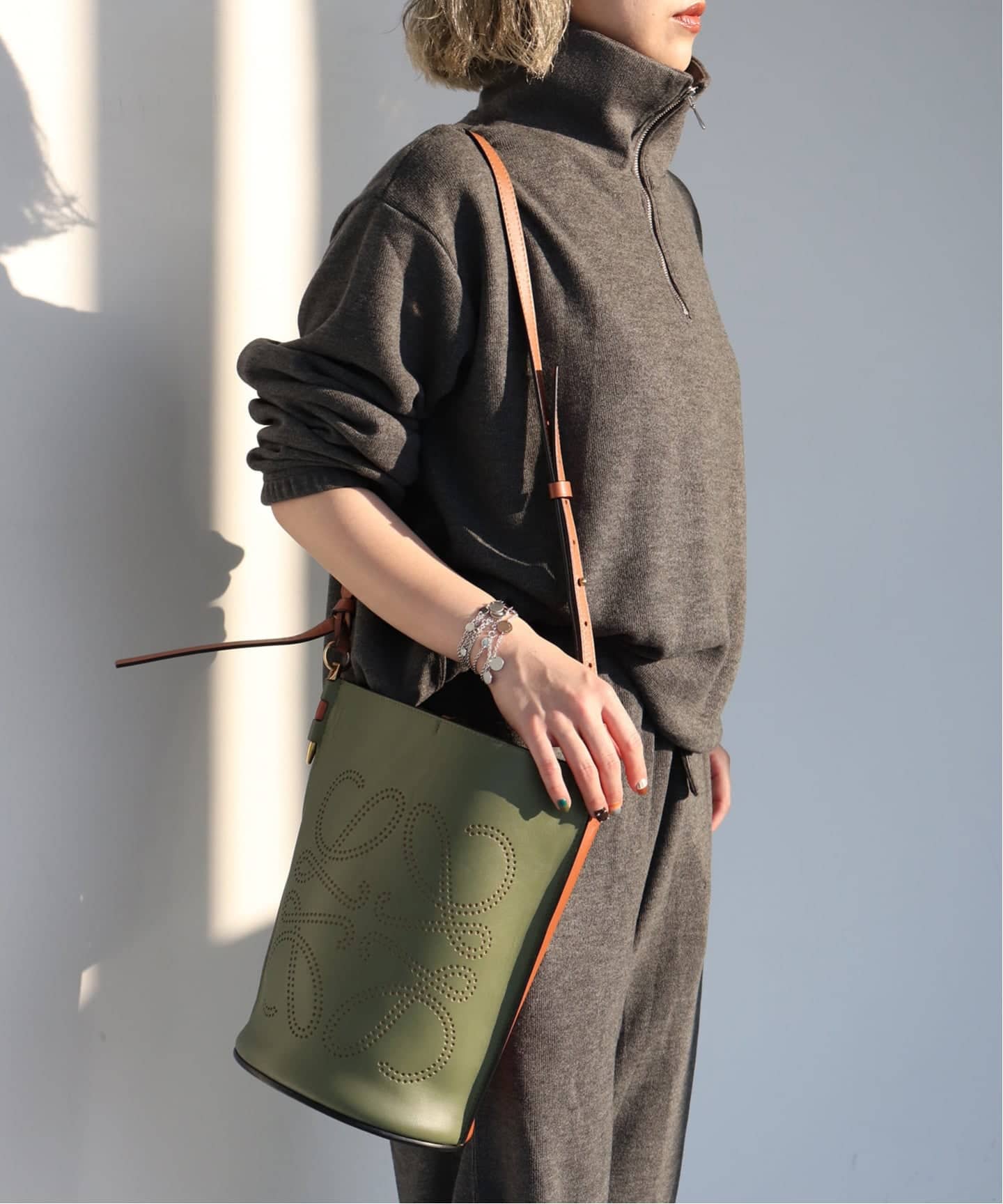 VINTAGE LOEWE/ロエベ】Gate bucket shoulder 2way（ショルダーバッグ