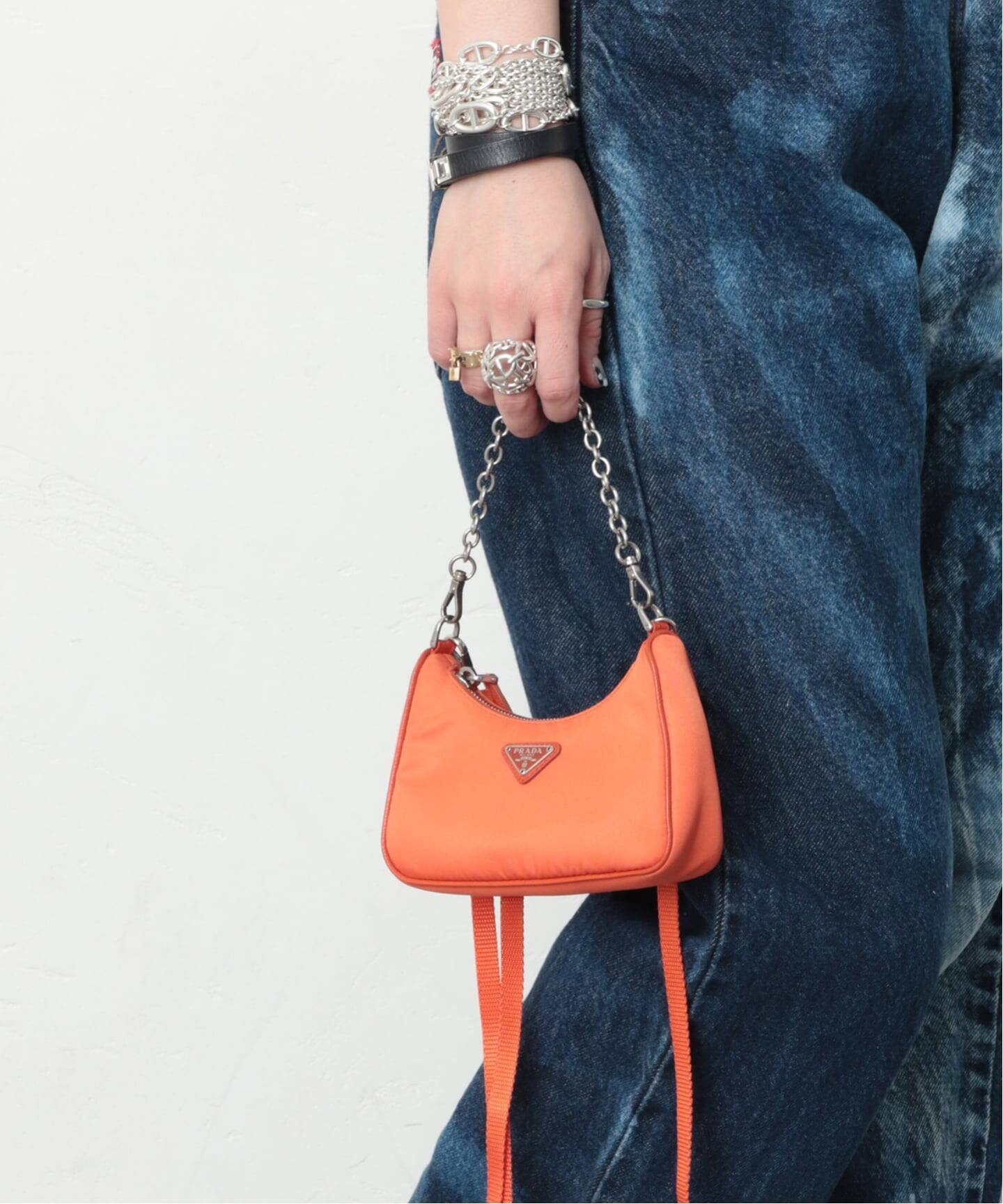 VINTAGE PRADA/プラダ】mini shoulder 2way nylon（ショルダーバッグ
