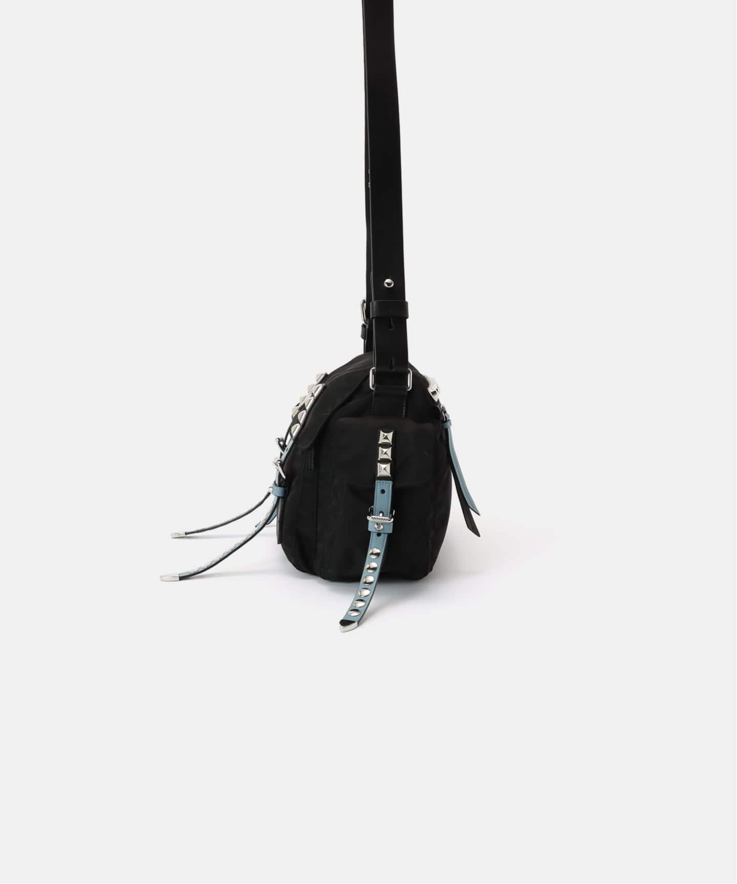 VINTAGE PRADA/プラダ】shoulder studs nylon（ショルダーバッグ