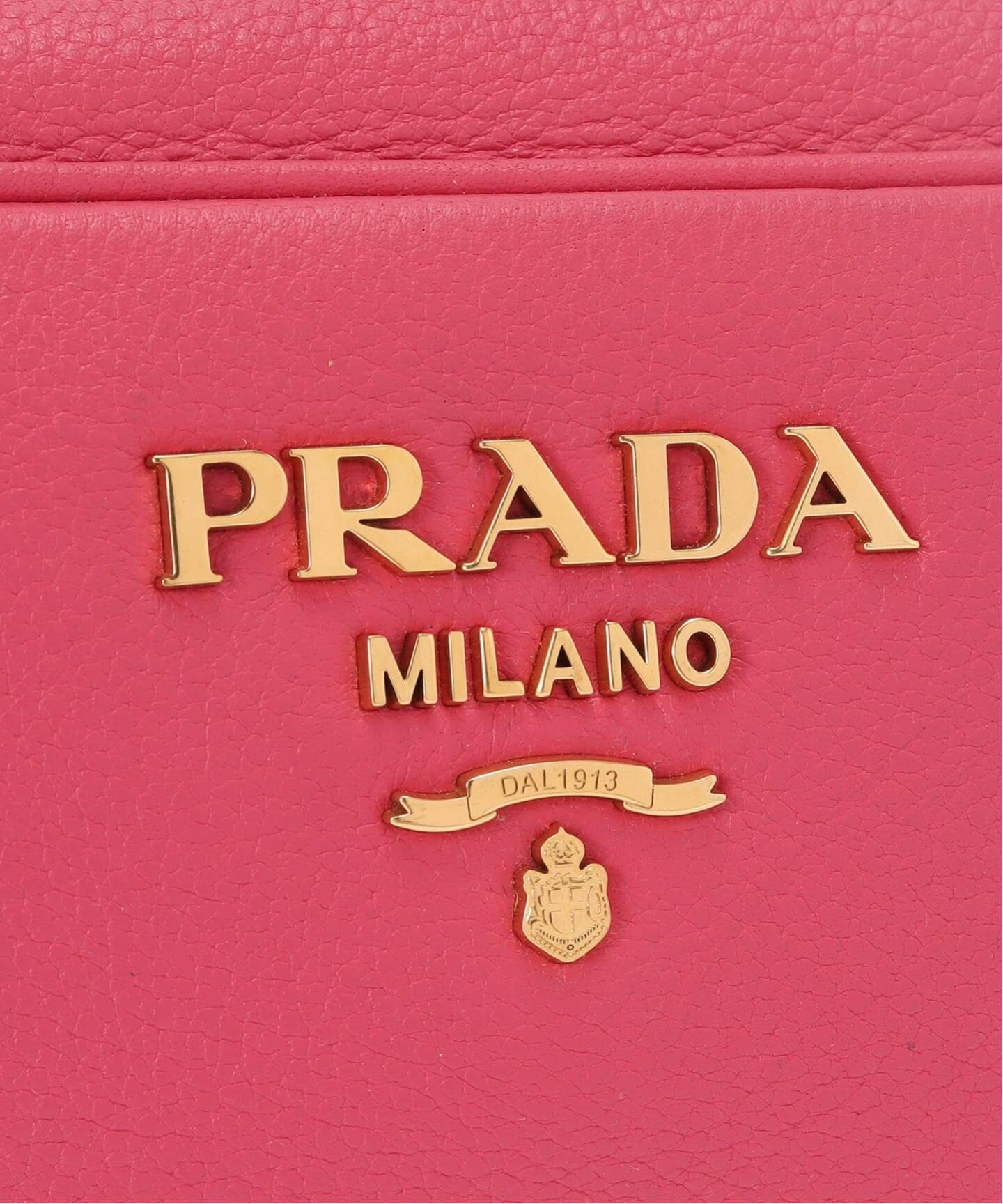 VINTAGE PRADA/プラダ】shoulder leather（ショルダーバッグ