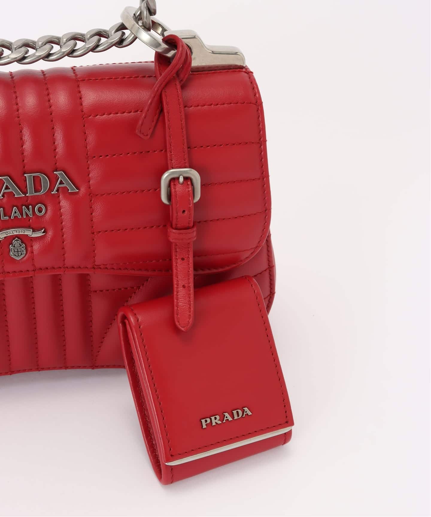 VINTAGE PRADA/プラダ】diagramme shoulder（ショルダーバッグ