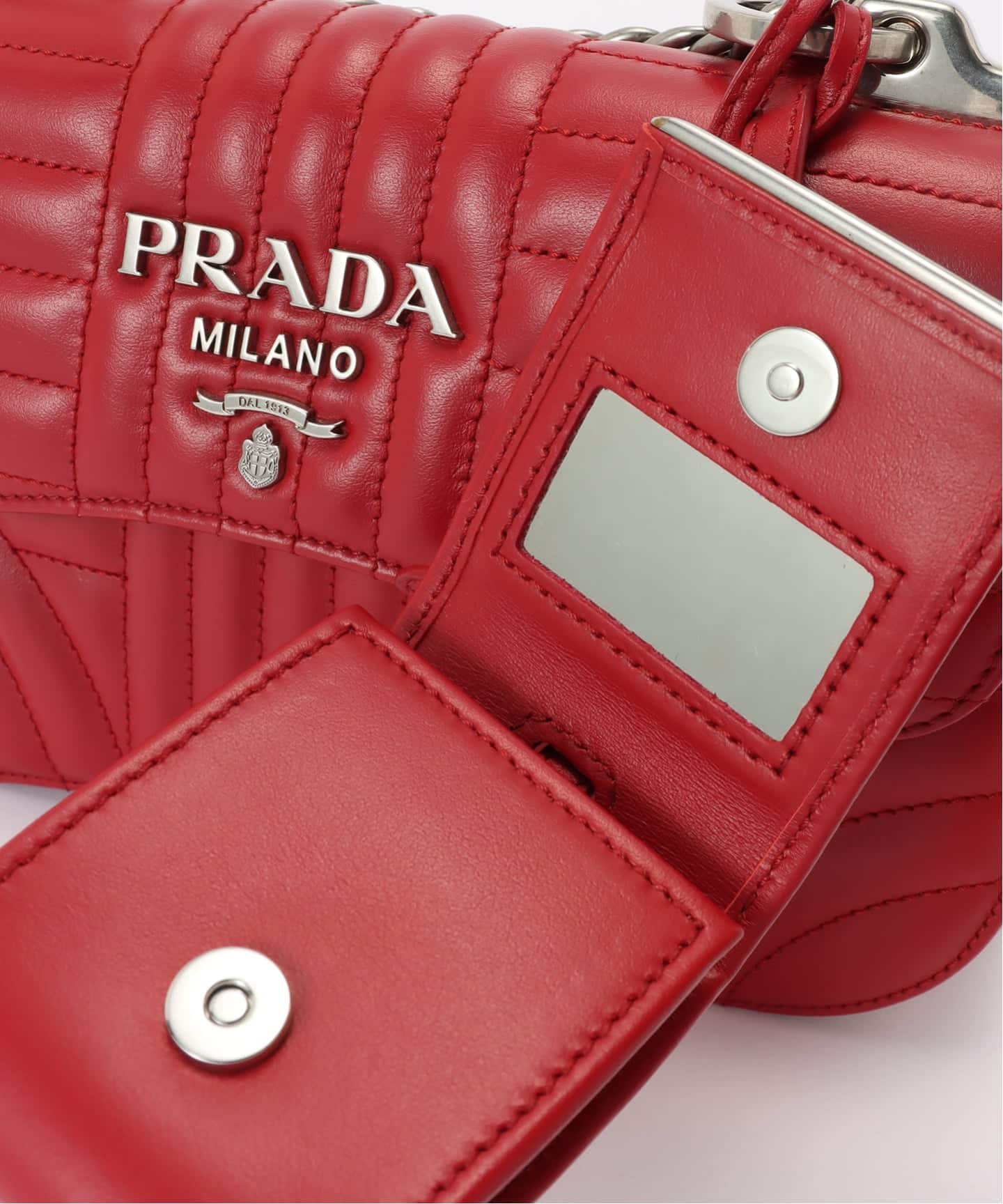 VINTAGE PRADA/プラダ】diagramme shoulder（ショルダーバッグ