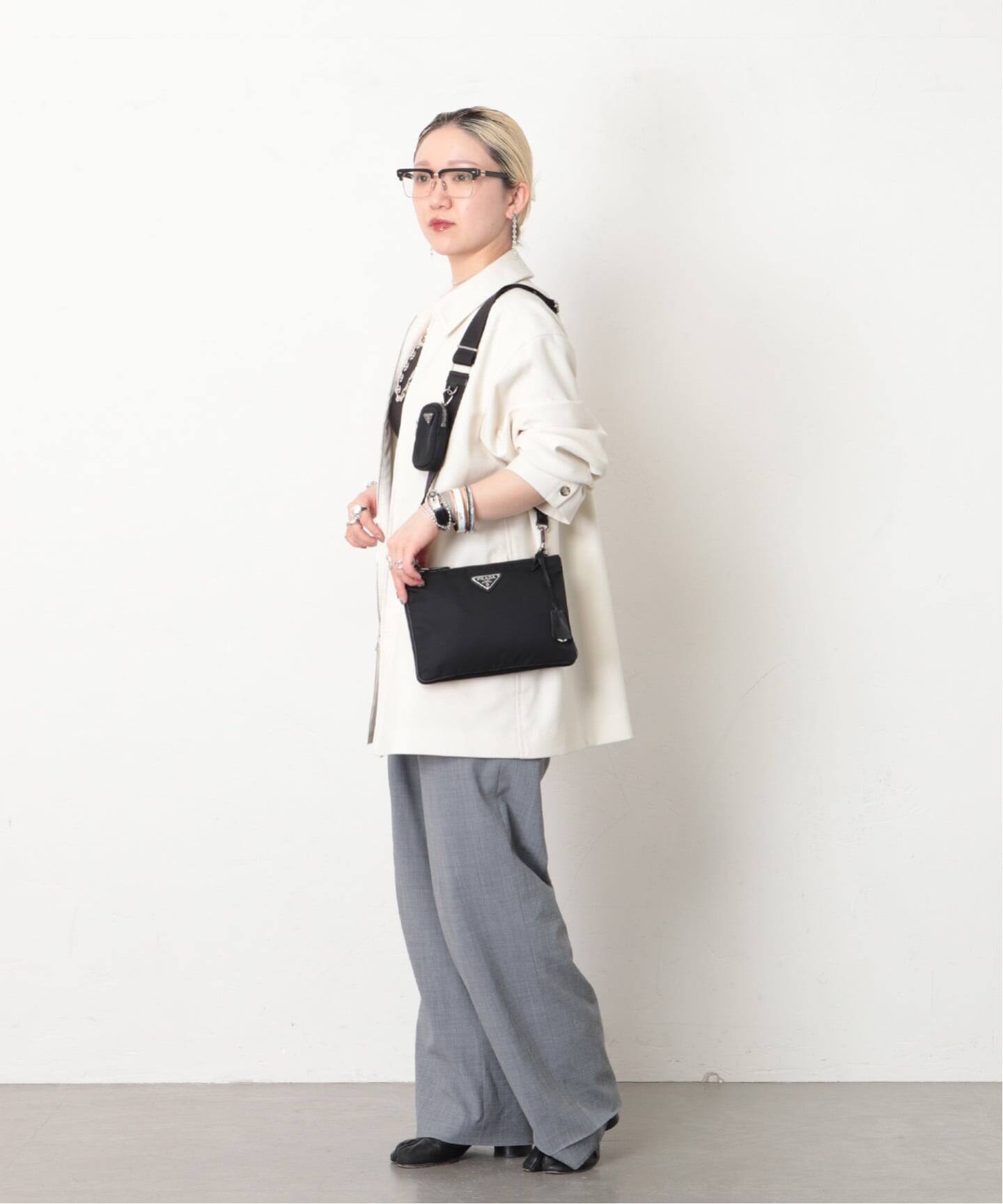 VINTAGE PRADA/プラダ】shoulder w/pouch（ショルダーバッグ
