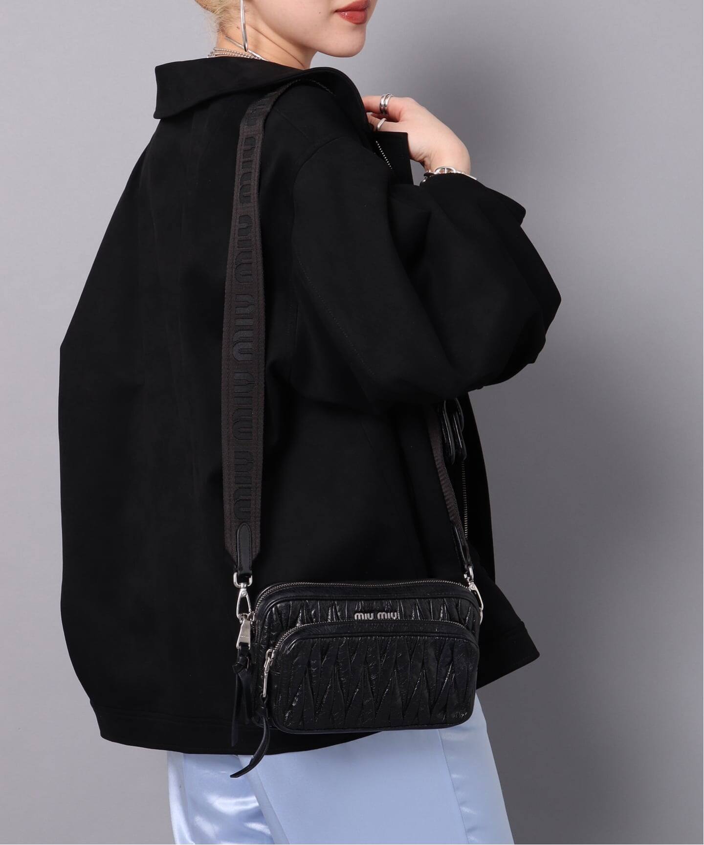 MIU MIU/ミュウミュウ】Matelasse shoulder 2way（ショルダーバッグ 