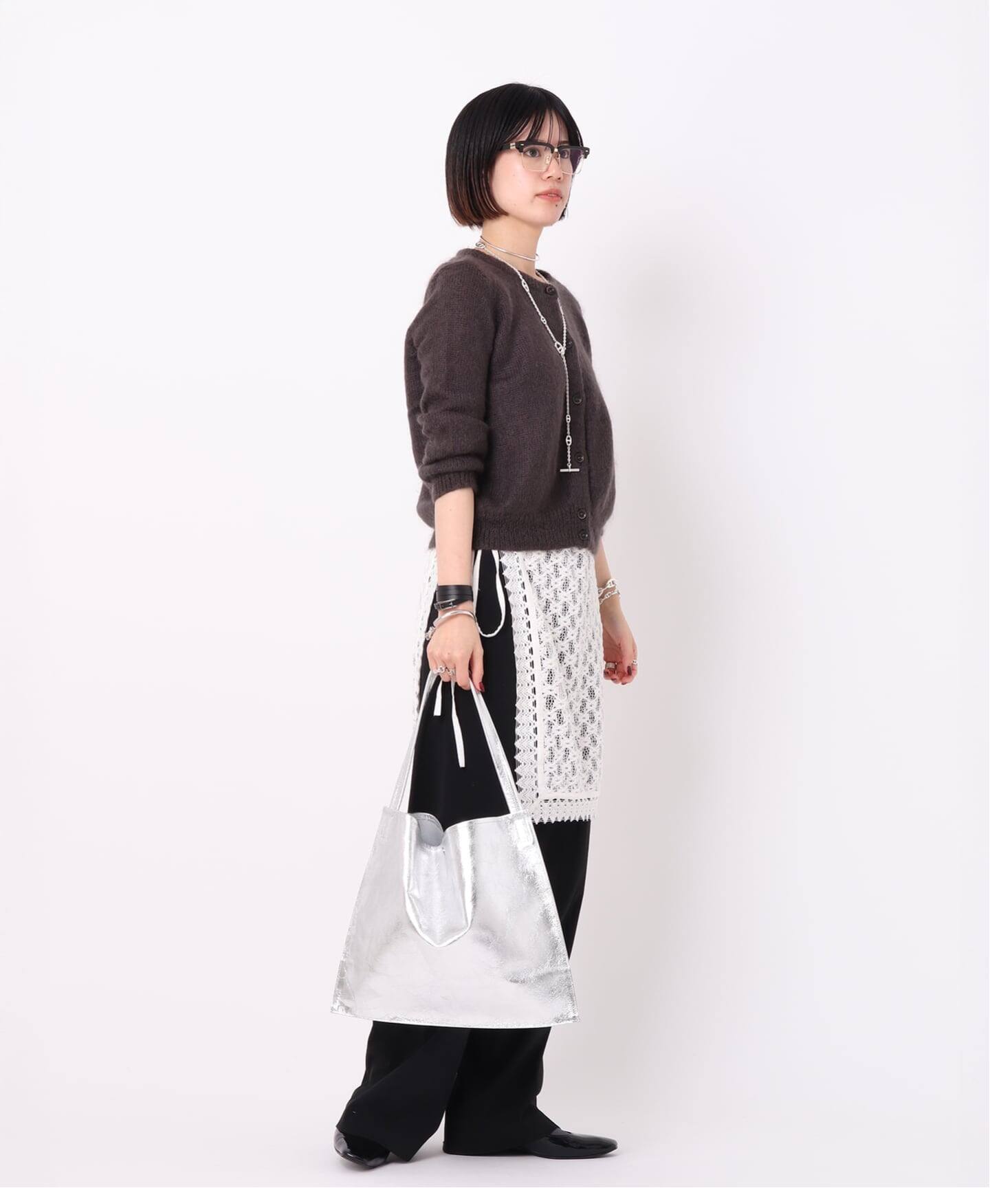 blancle/ ブランクレ】M.LEATHER Flat gusset one handle bag