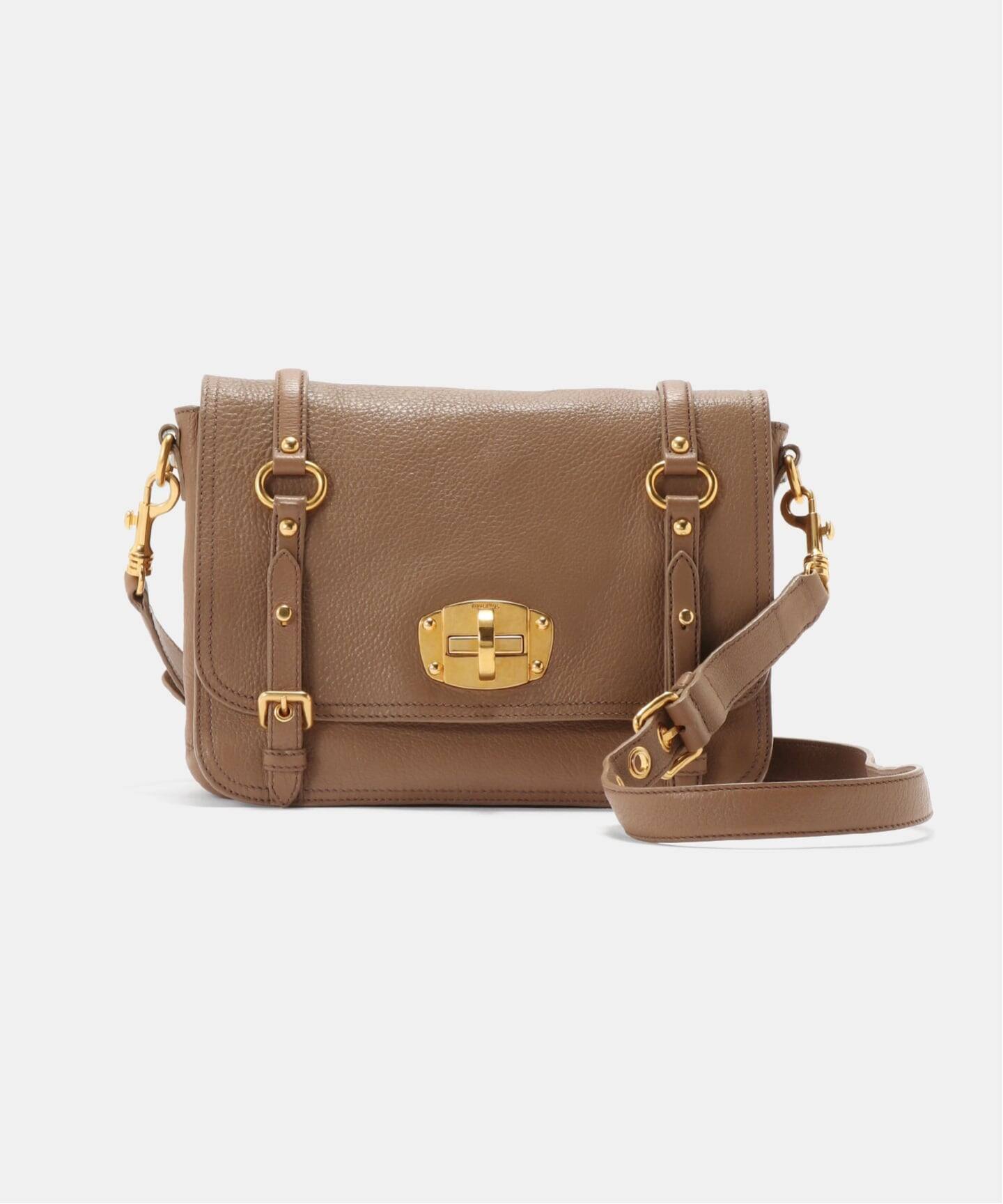 MIU MIU/ミュウミュウ】shoulder turnlock（ショルダーバッグ