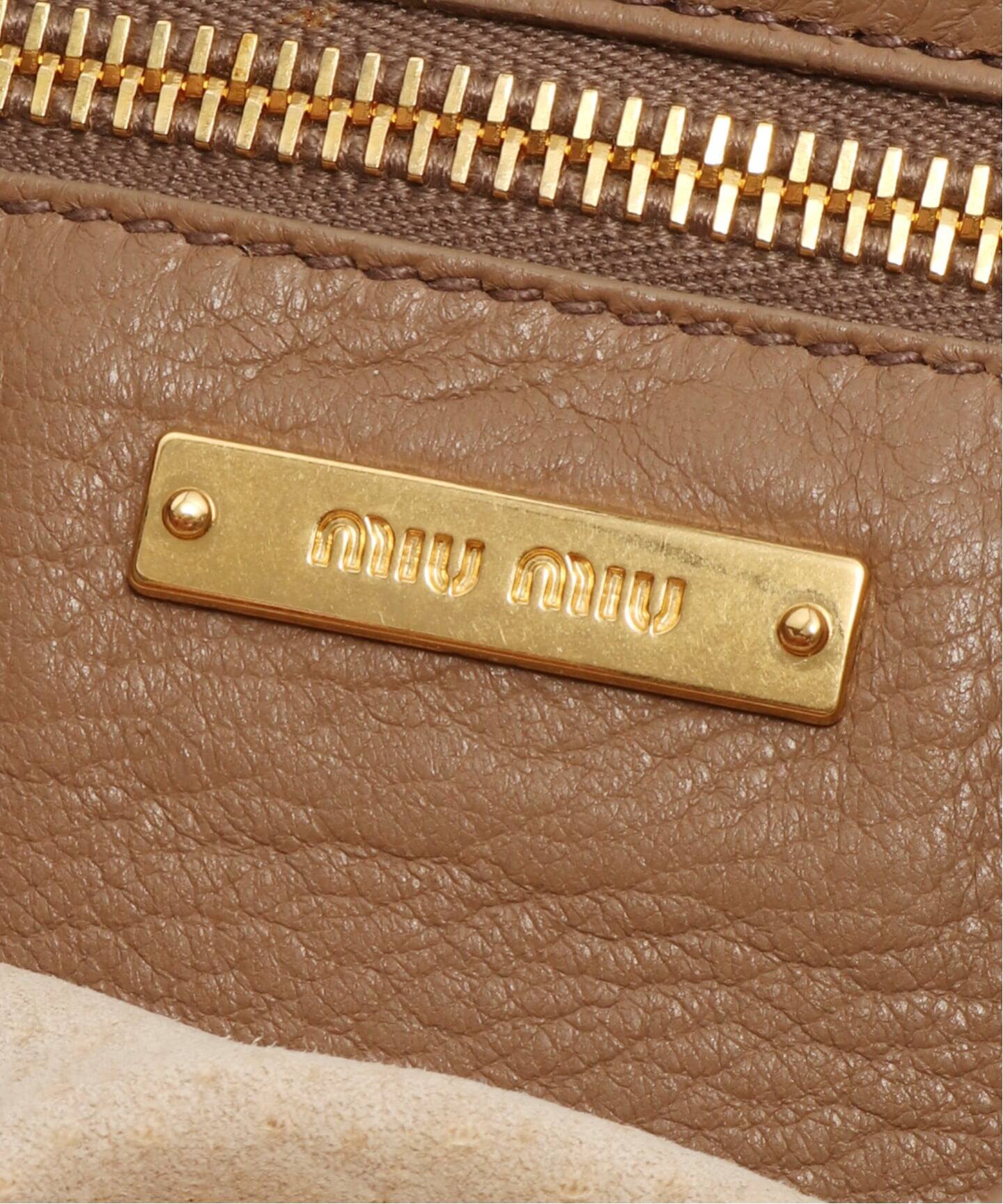 MIU MIU/ミュウミュウ】shoulder turnlock（ショルダーバッグ