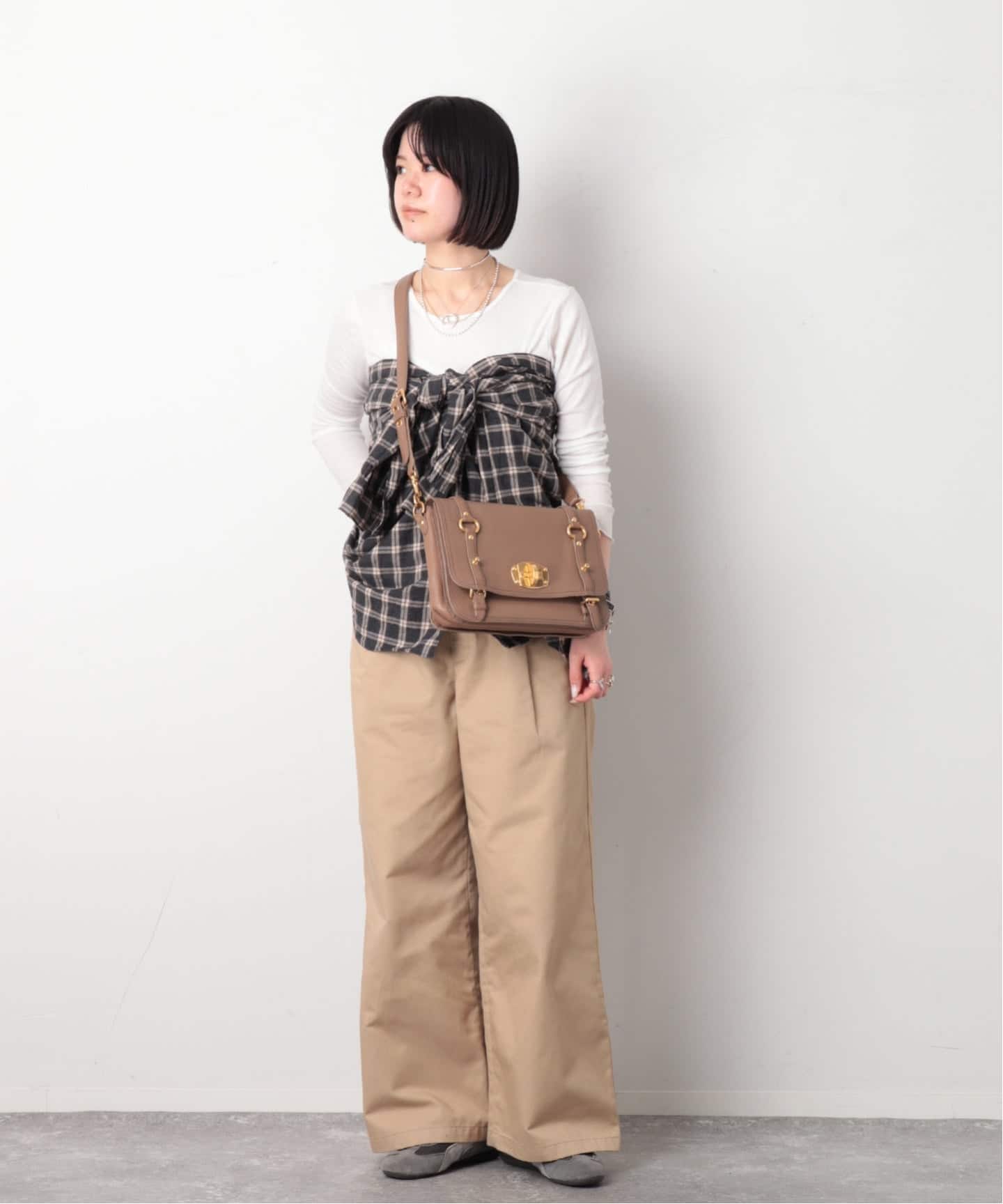 MIU MIU/ミュウミュウ】shoulder turnlock（ショルダーバッグ