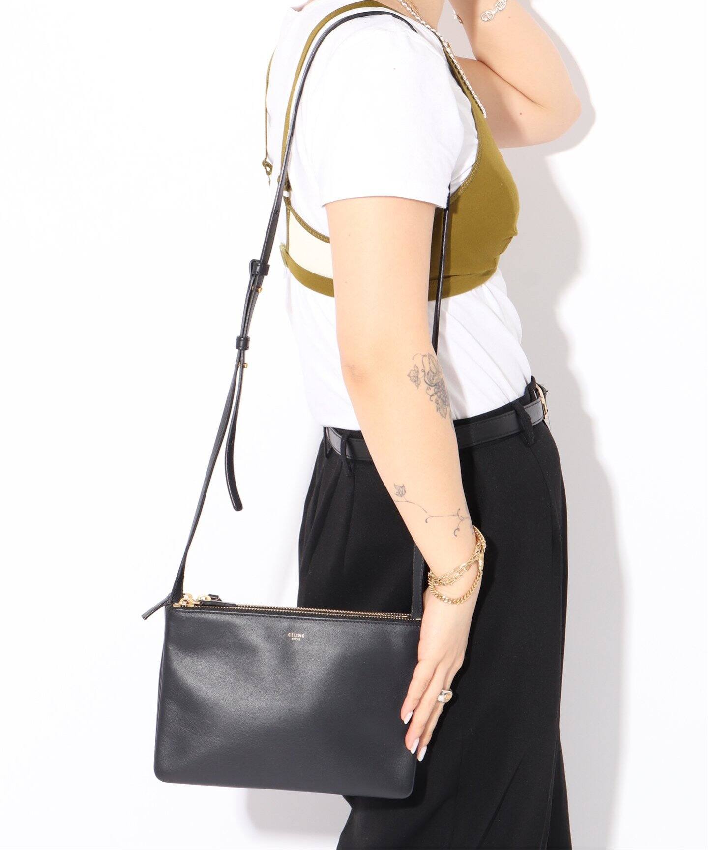 VINTAGE CELINE/セリーヌ】Trio shoulder small（ショルダー