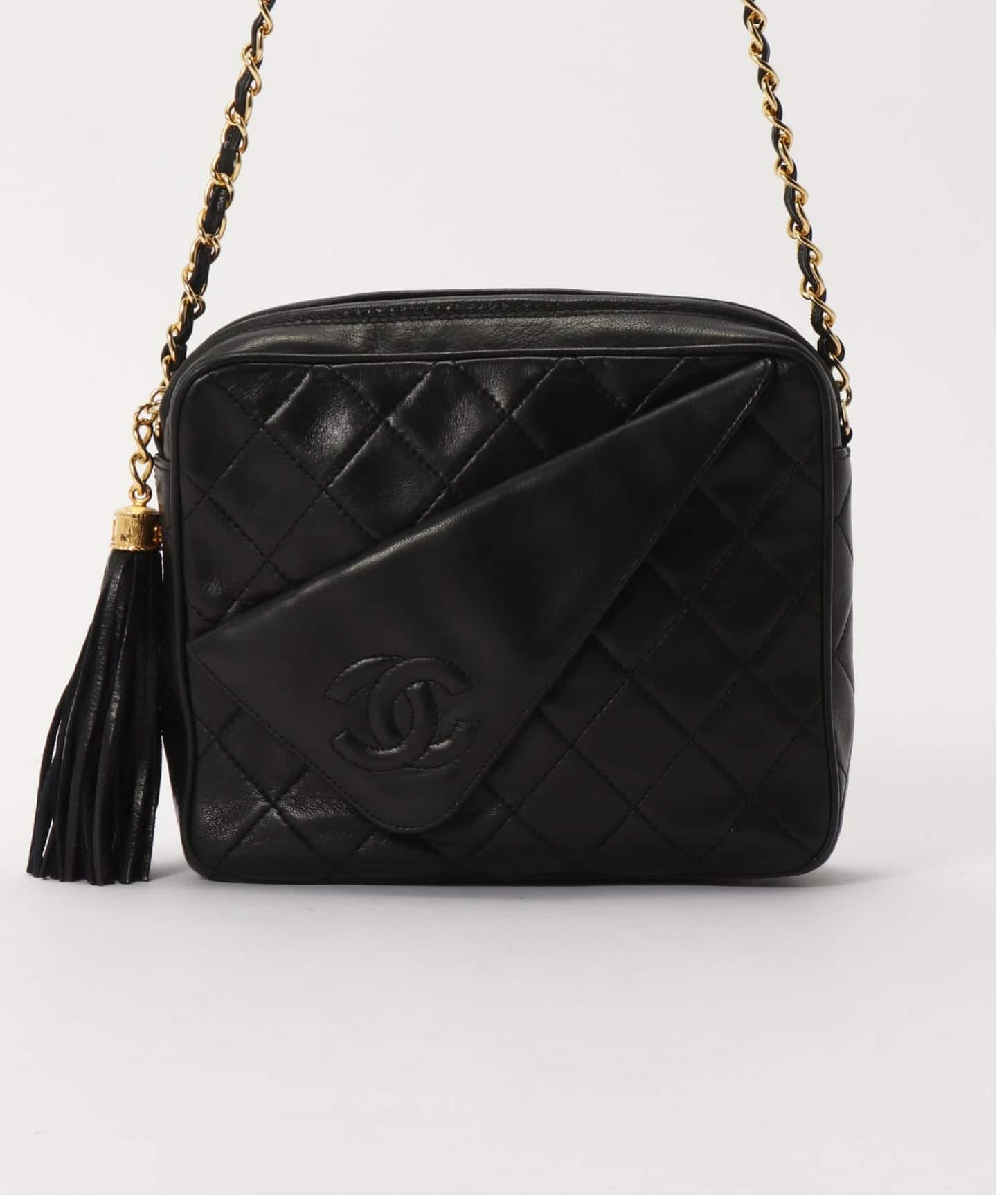 CHANEL tassel matelasse ヴィンテージ VINTAGE CHANEL/シャネル】 Matelasse tassel（ショルダーバッグ