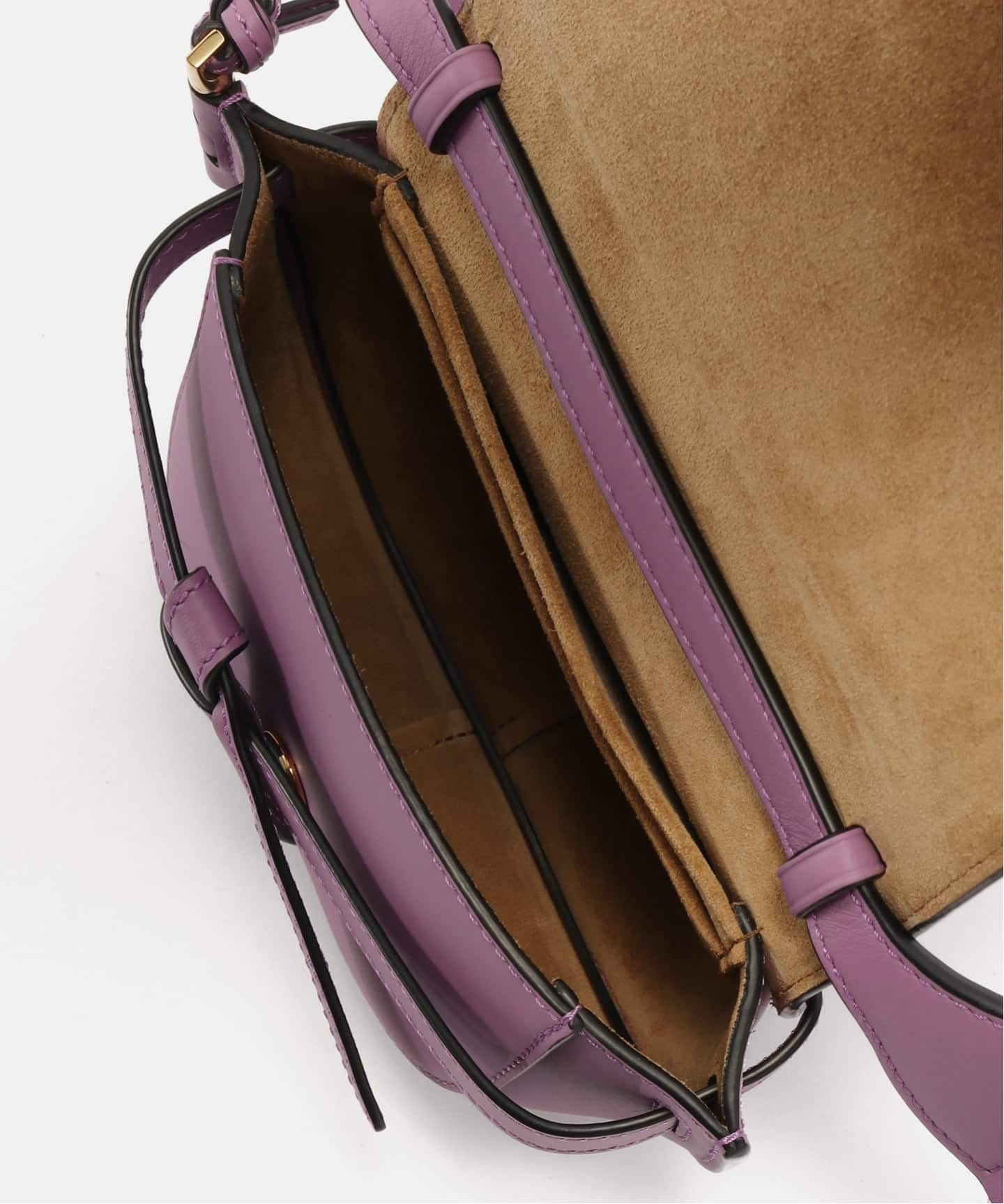 【最終価格】ロエベLOEWE ショルダーバッグ 紫★傷みあり LOEWE/ロエベ】Gate dual shoulder mini（ショルダーバッグ