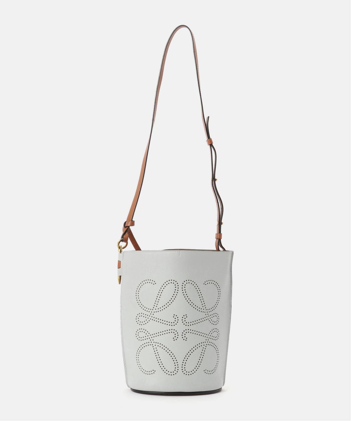 VINTAGE LOEWE/ロエベ】 Gate bucket shoulder puncing anagram