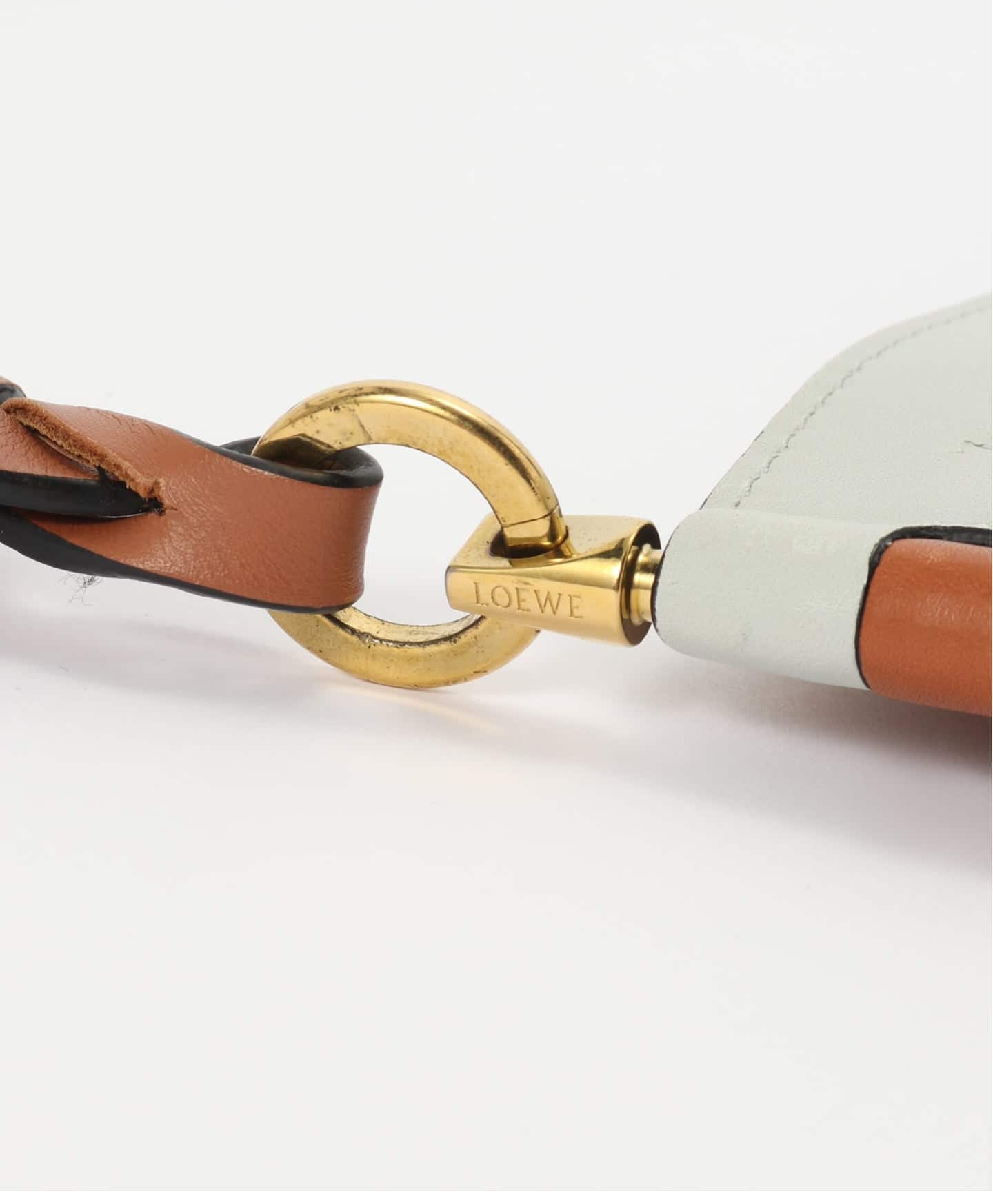 VINTAGE LOEWE/ロエベ】 Gate bucket shoulder puncing anagram