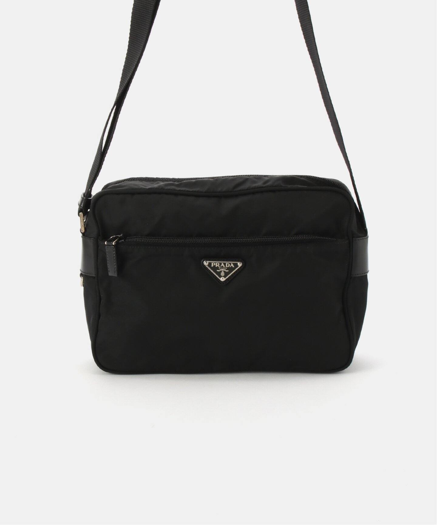 VINTAGE PRADA/プラダ】shoulder zip pocket（ショルダーバッグ