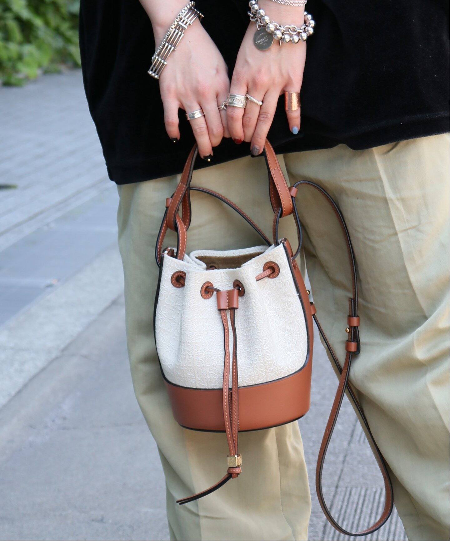 VINTAGE LOEWE/ロエベ】Balloon shoulder（ショルダーバッグ 