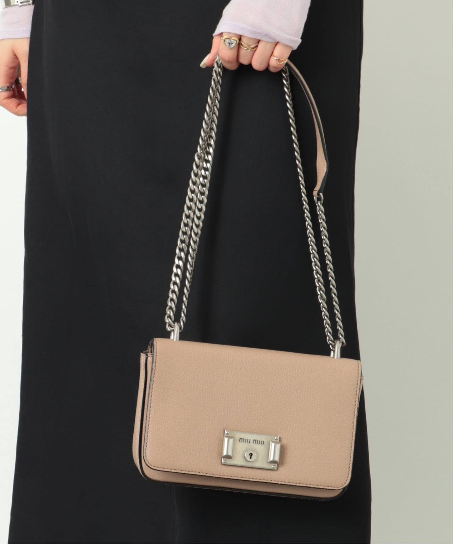 MIU MIU/ミュウミュウ】shoulder chain bag（ショルダーバッグ