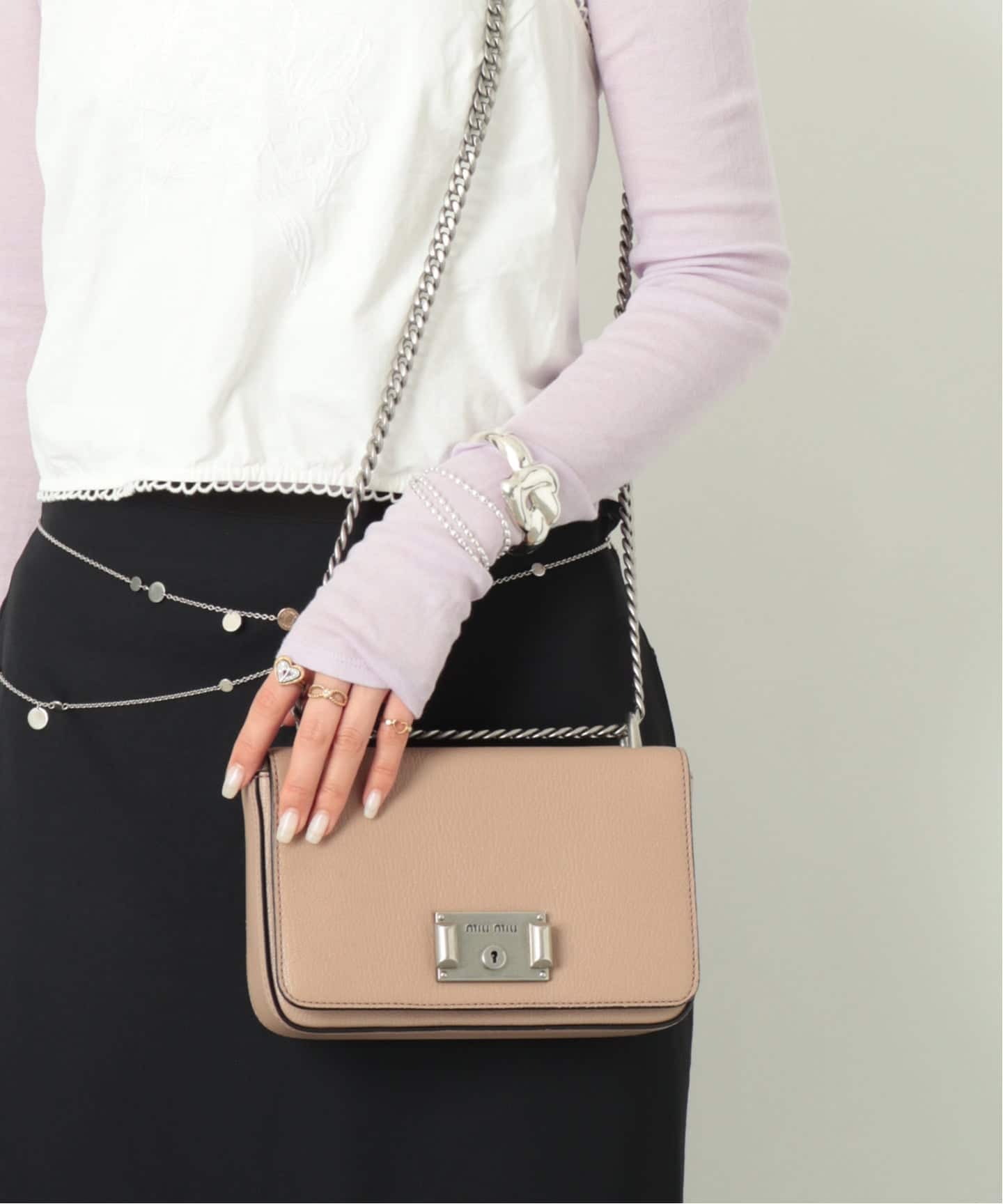 MIU MIU/ミュウミュウ】shoulder chain bag（ショルダーバッグ