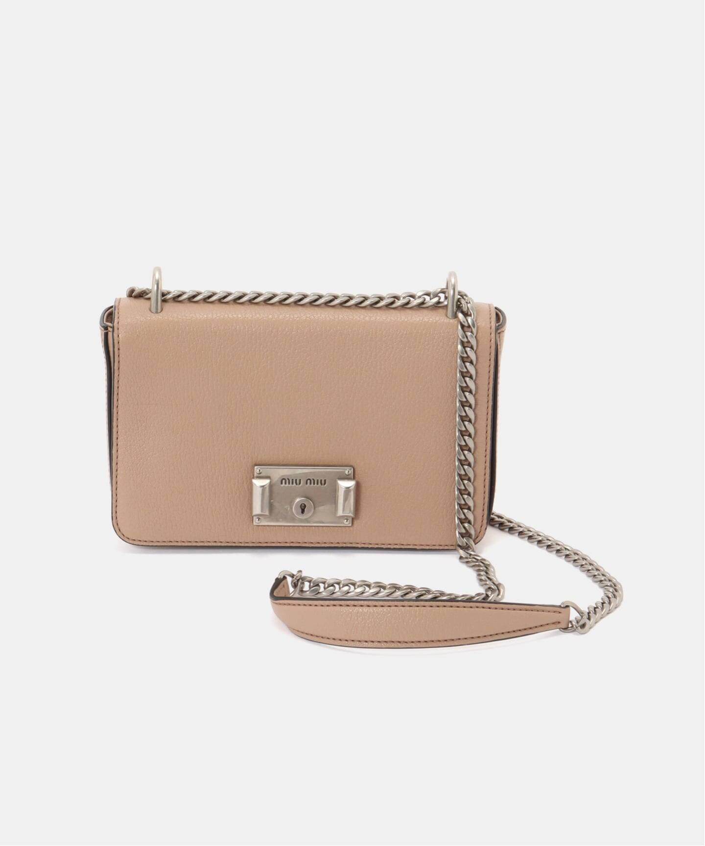 MIU MIU/ミュウミュウ】shoulder chain bag（ショルダーバッグ 