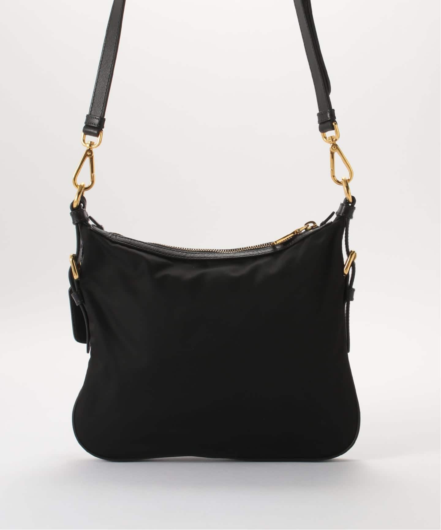 ベイクルーズで購入＊VINTAGE PRADA ブラック ショルダーバッグ VINTAGE PRADA/プラダ】shoulder w/pouch（ショルダーバッグ