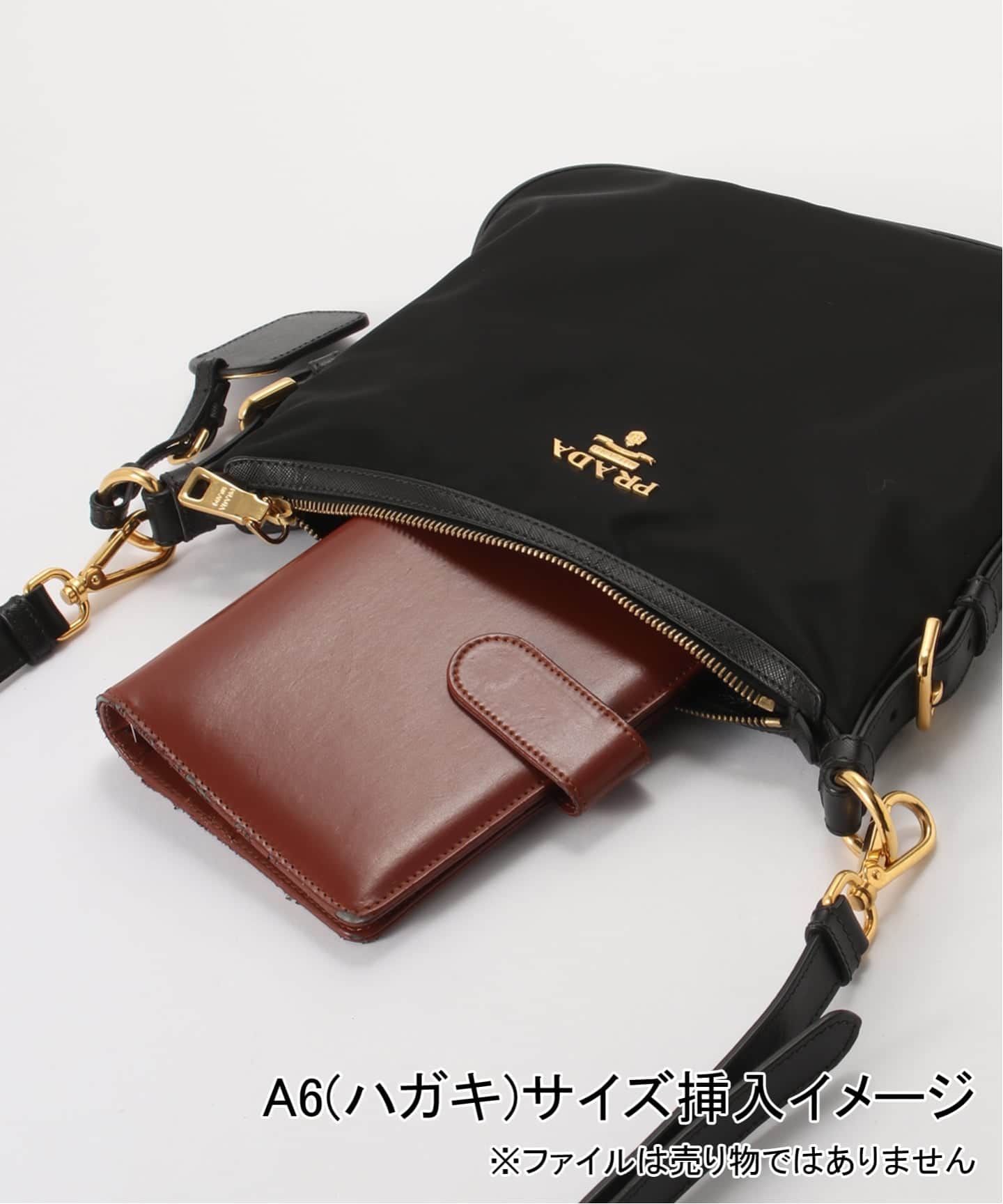 Vintage Prada ショルダーバッグ VINTAGE PRADA/プラダ】 semi shoulder leather（ショルダー