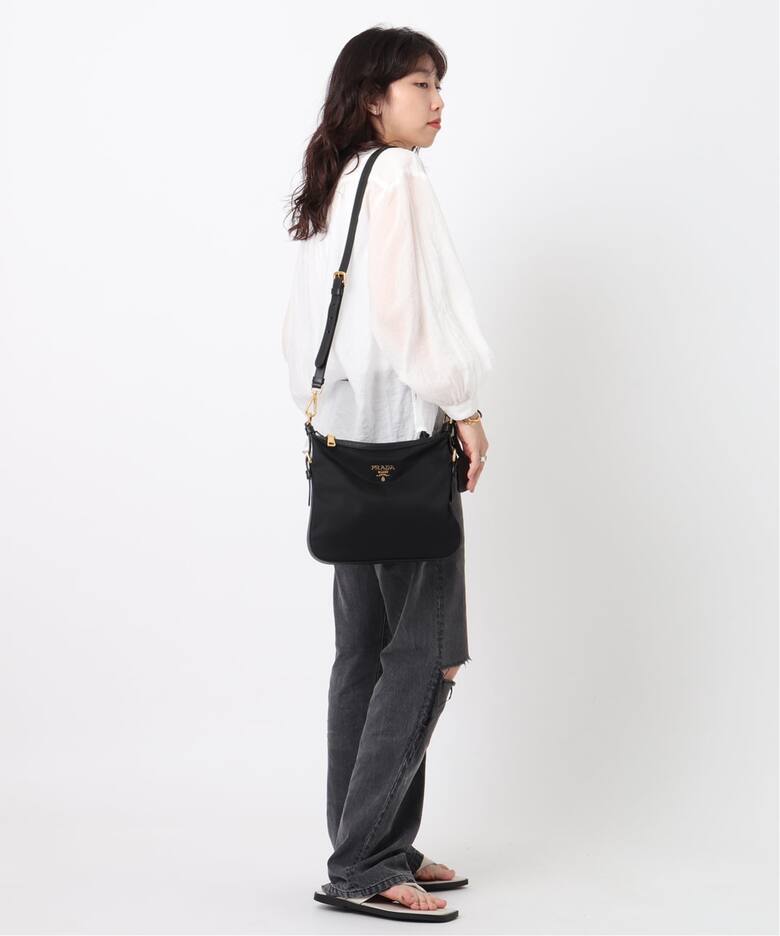 VINTAGE PRADA/プラダ】shoulder logo nylon（ショルダーバッグ 